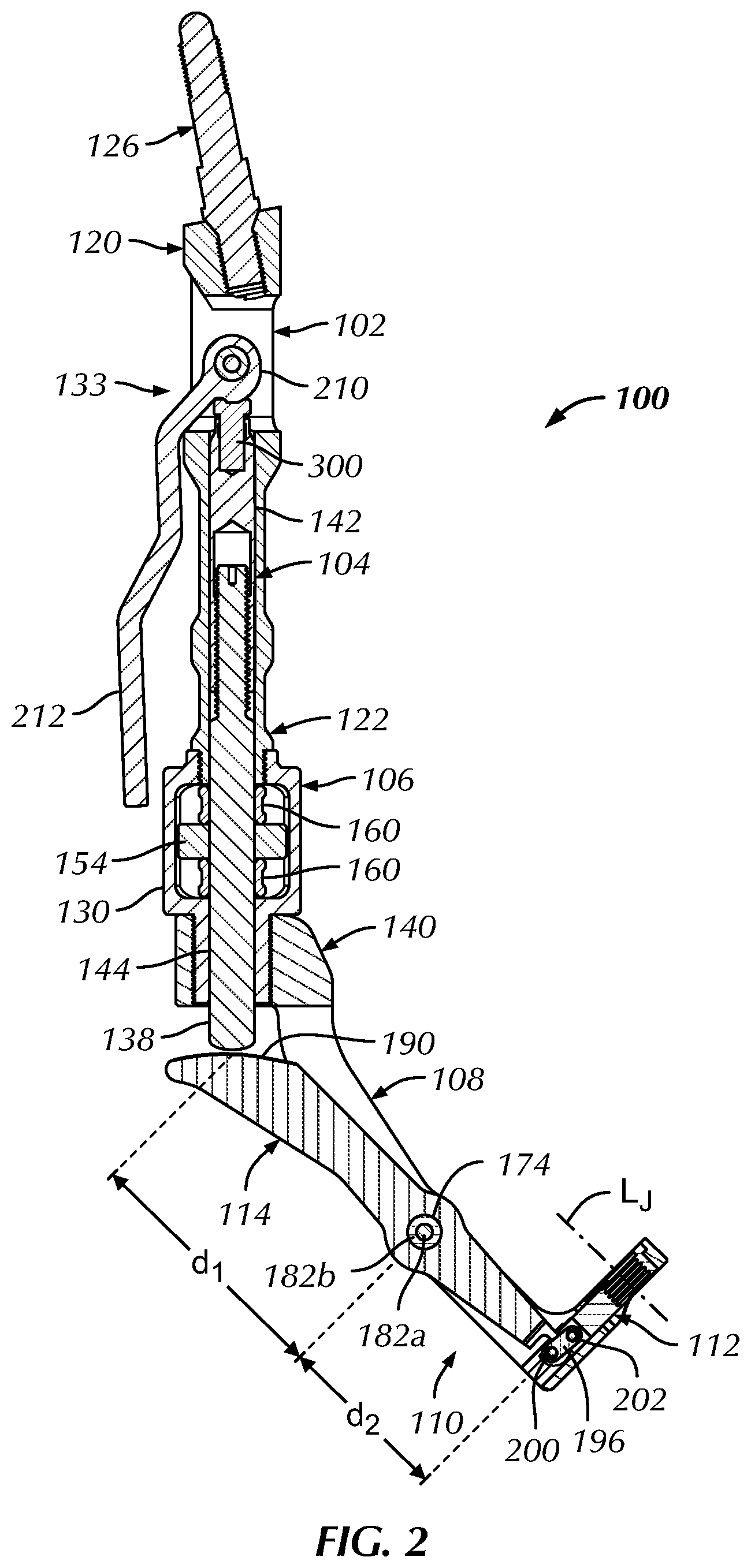 Patent US11779468 Figure 2 – Implant extractor