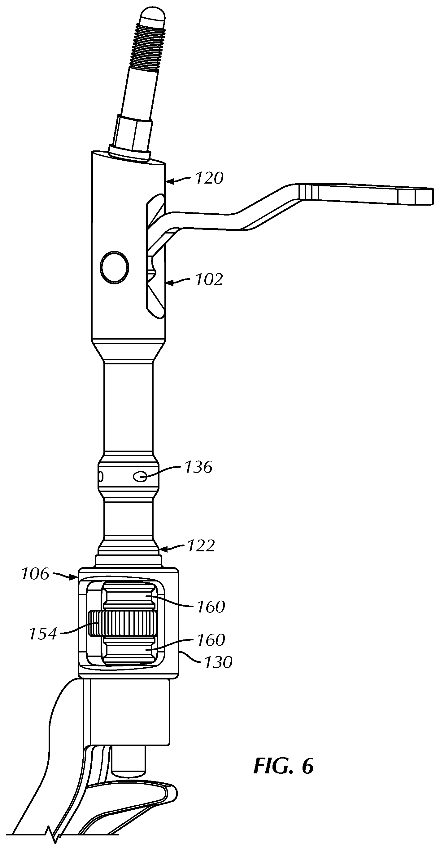 Patent US11779468 Figure 6 – Implant extractor