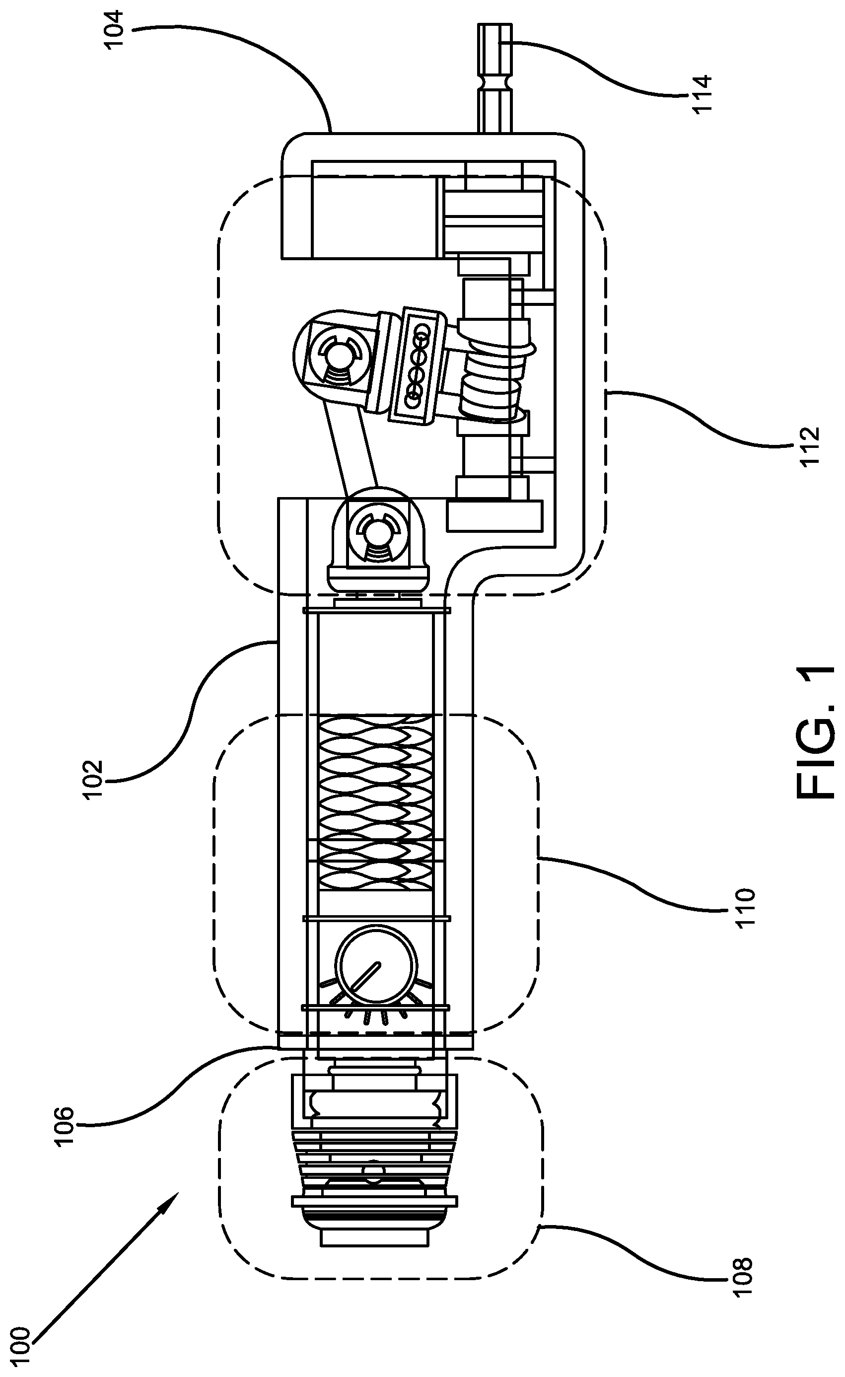 Patent US11779469 Figure 1 – Orthopedic impactor attachment
