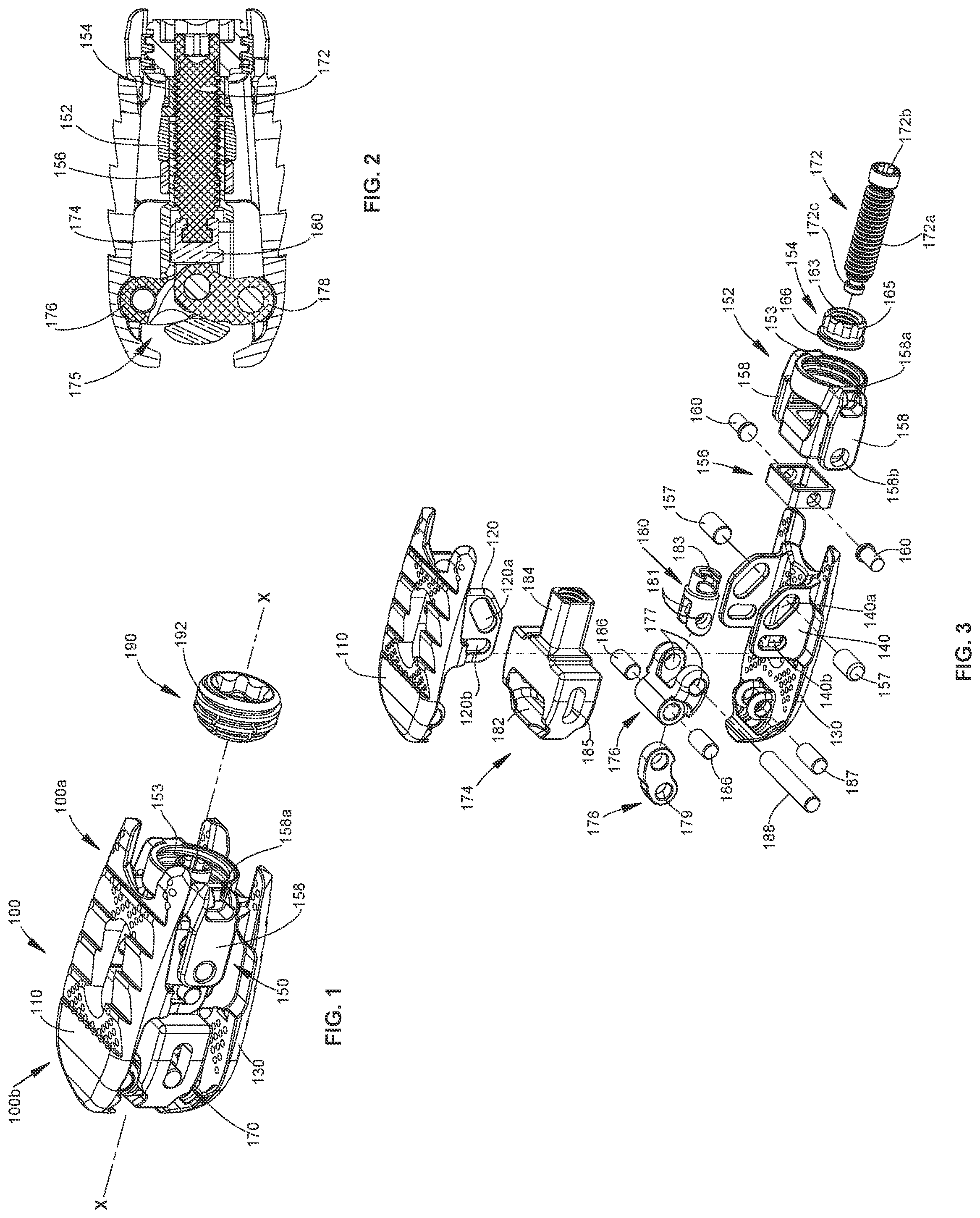 Patent US11779470 Figure 1 – Devices for inserting and expanding spinal implants