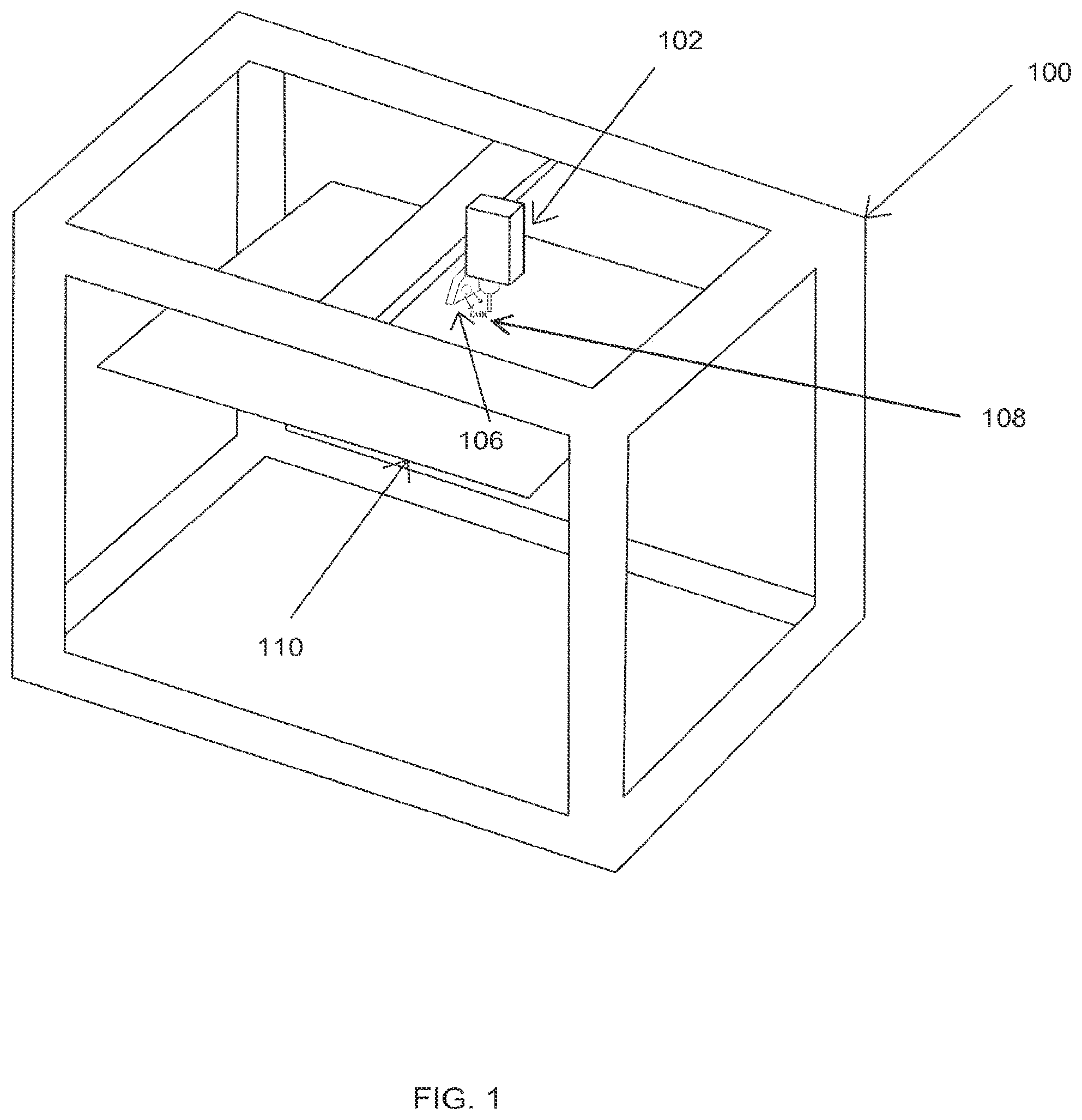 Patent US11779472 Figure 1 – Methods, devices, and systems for the fabrication of materials and tissues utilizing electromagnetic radiation