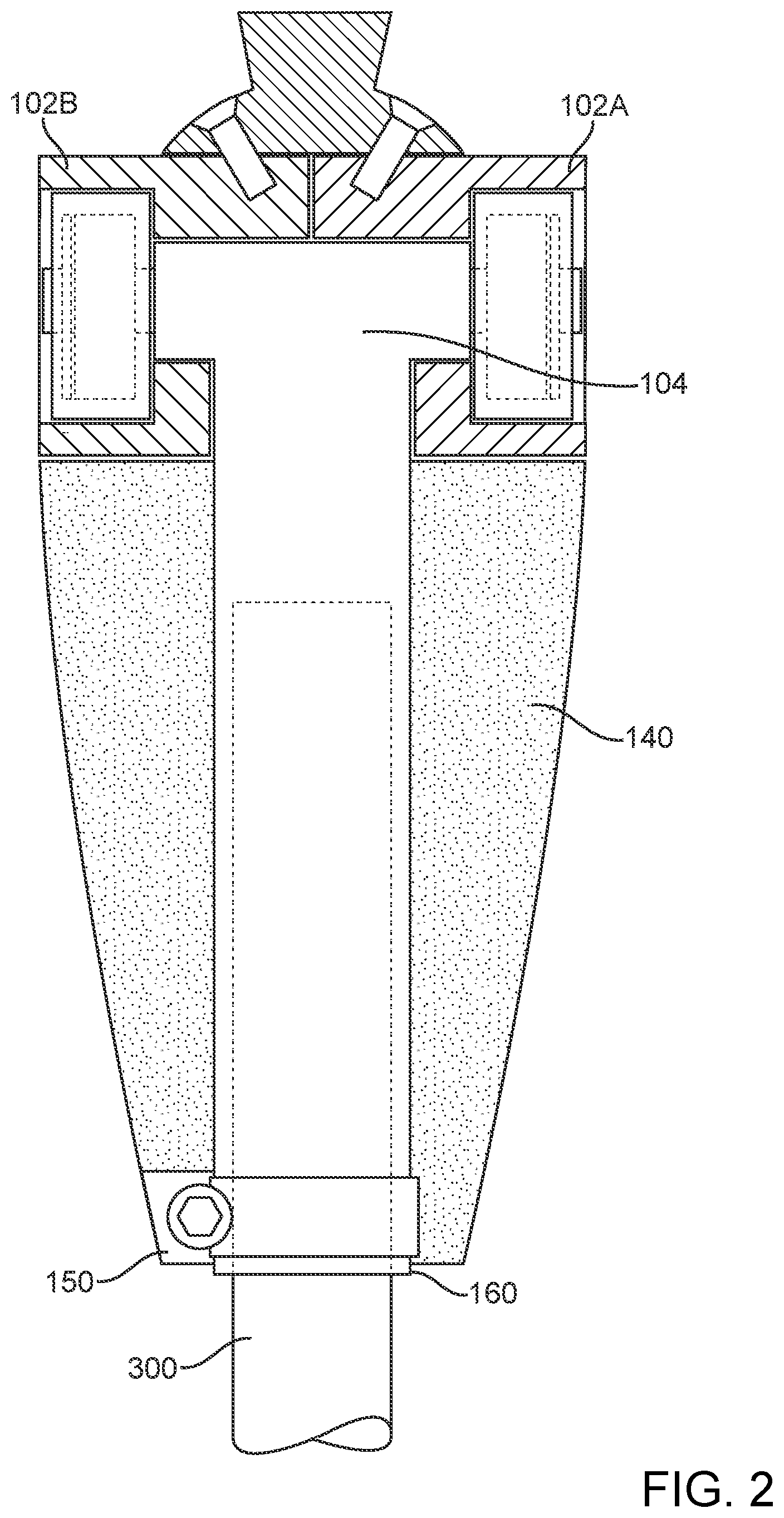Patent US11779474 Figure 2 – Para-cycling knee joint
