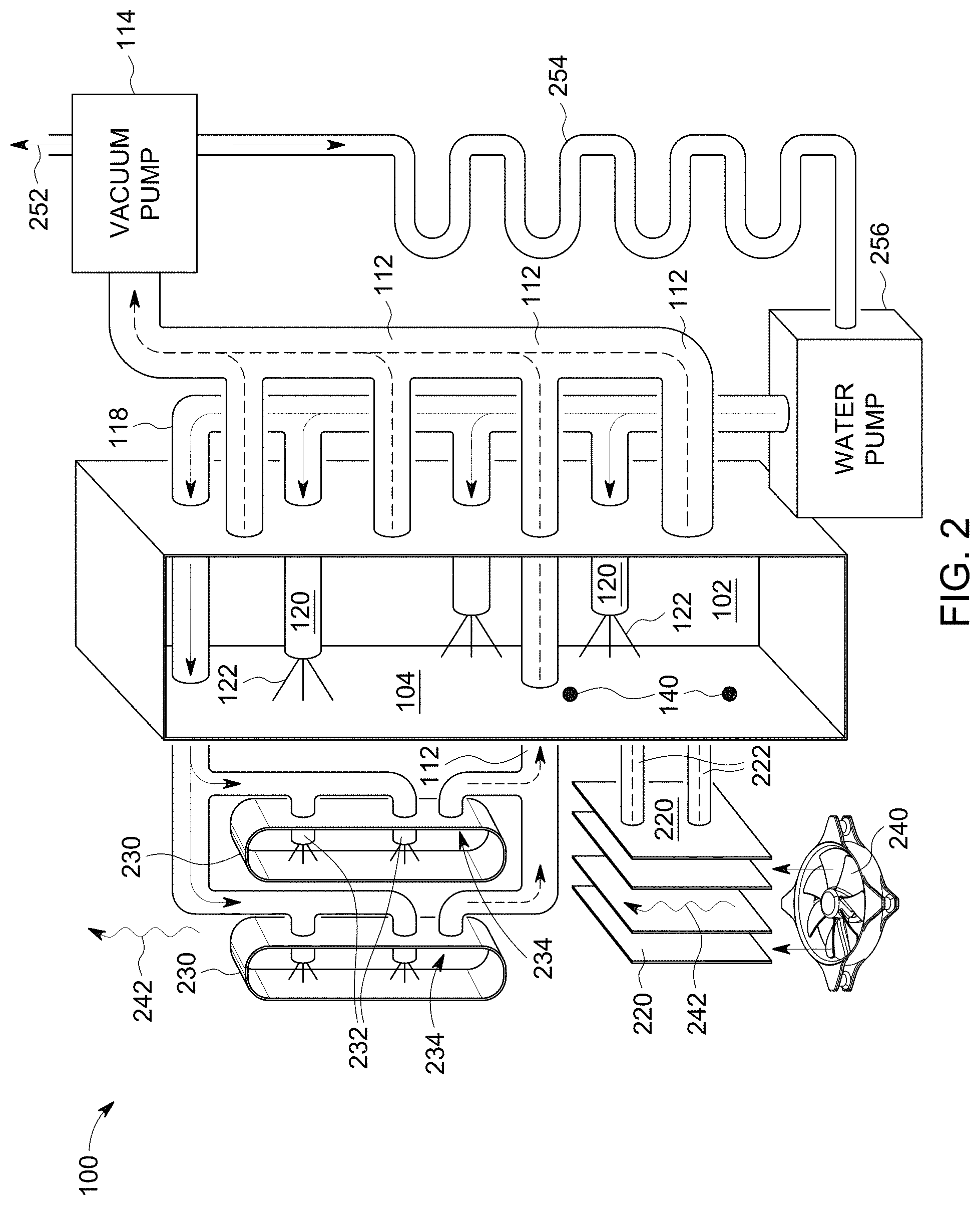 Patent US11779488 Figure 3 – Cooling and refrigeration based on vacuum-driven water evaporation