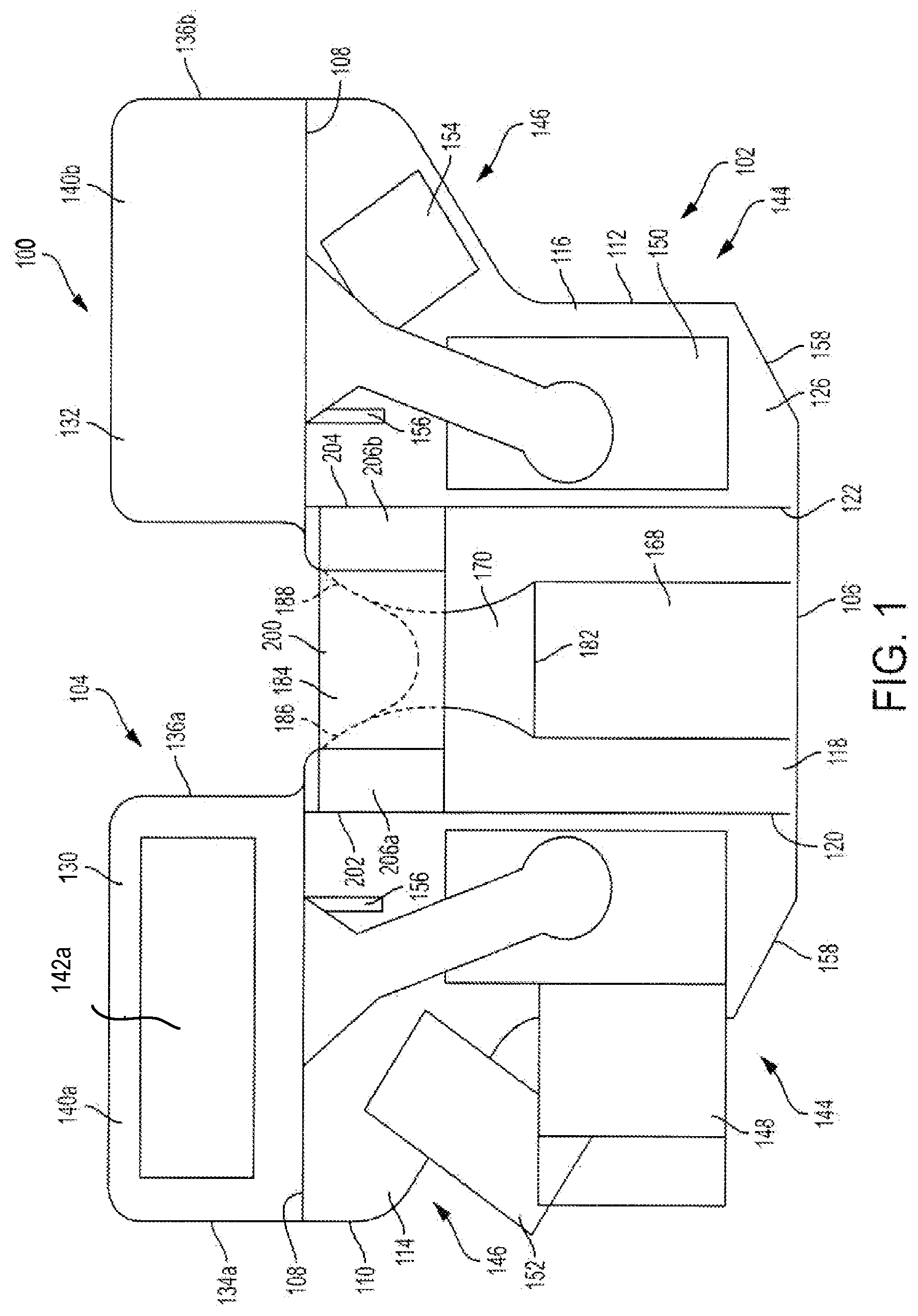 Patent US11779493 Figure 1 – Therapeutic cushioning boot