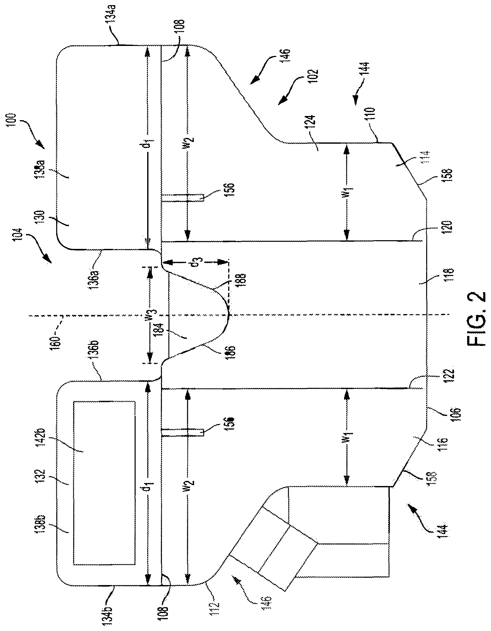 Patent US11779493 Figure 2 – Therapeutic cushioning boot