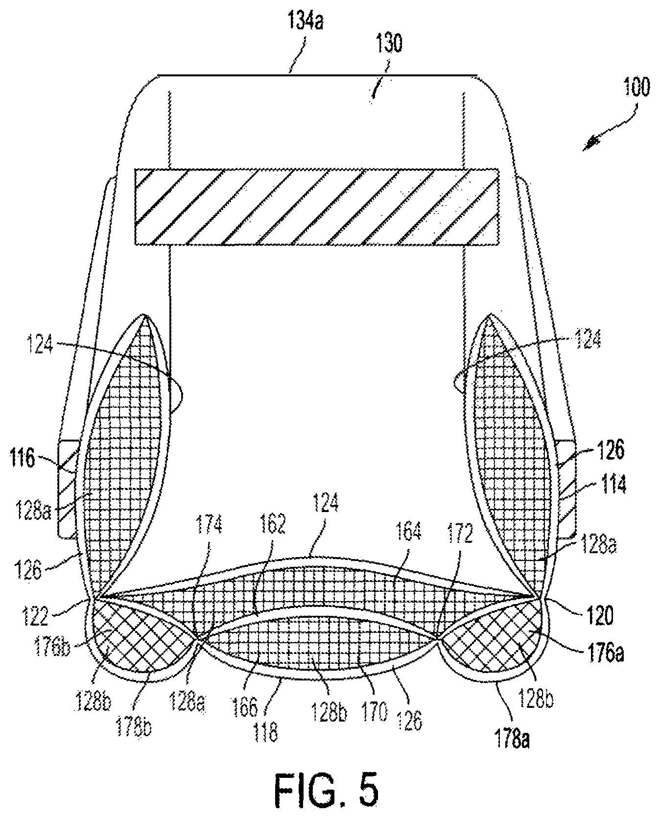 Patent US11779493 Figure 5 – Therapeutic cushioning boot