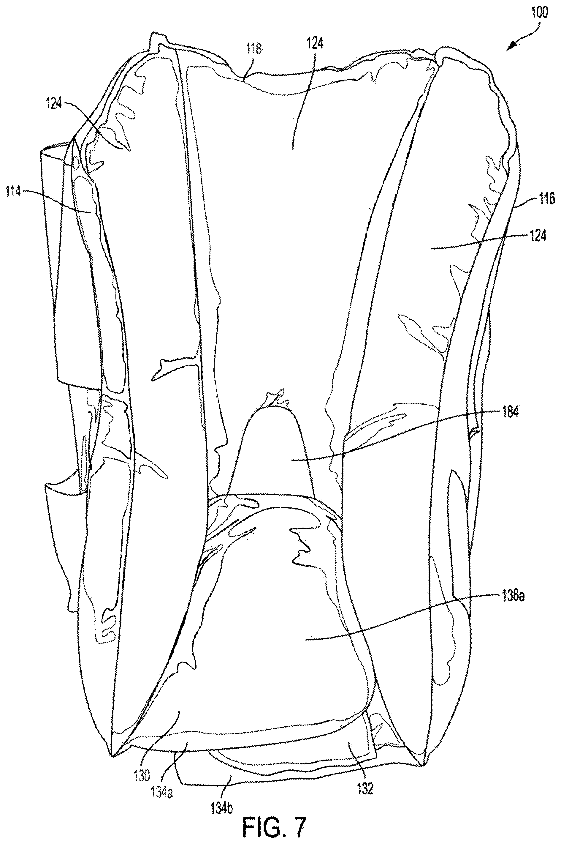 Patent US11779493 Figure 7 – Therapeutic cushioning boot