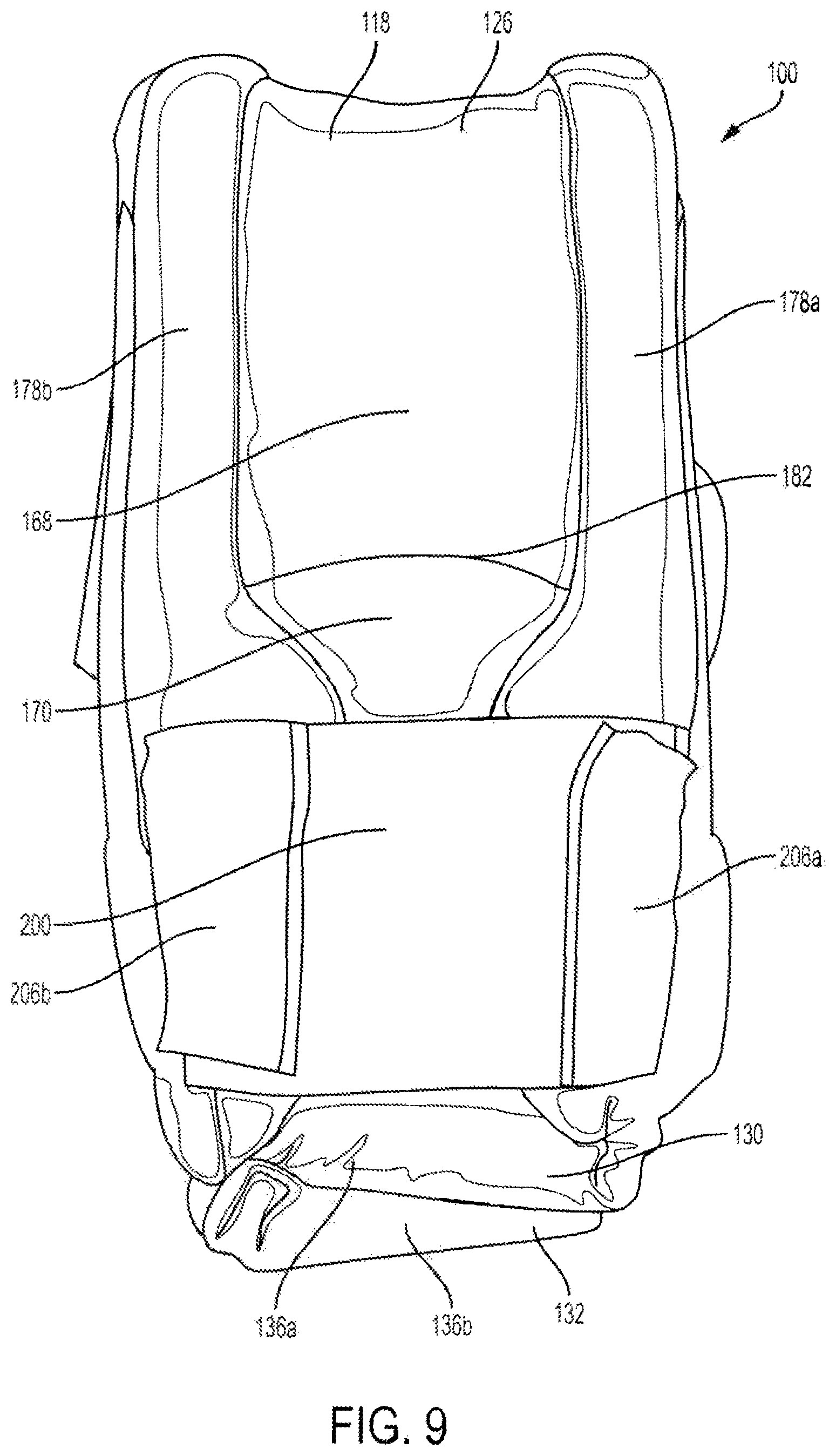 Patent US11779493 Figure 9 – Therapeutic cushioning boot