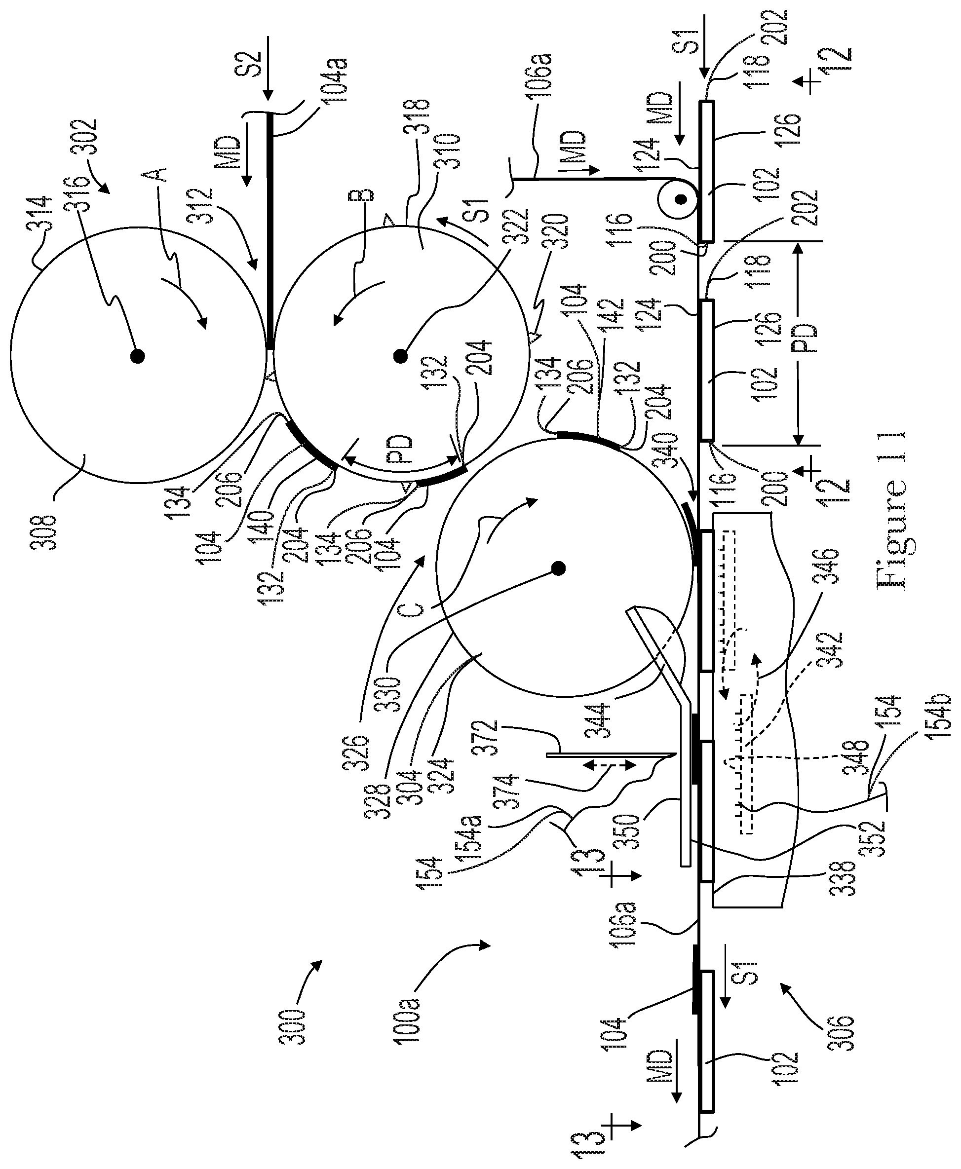Patent US11779494 Figure 10 – Method and apparatus for making tampons