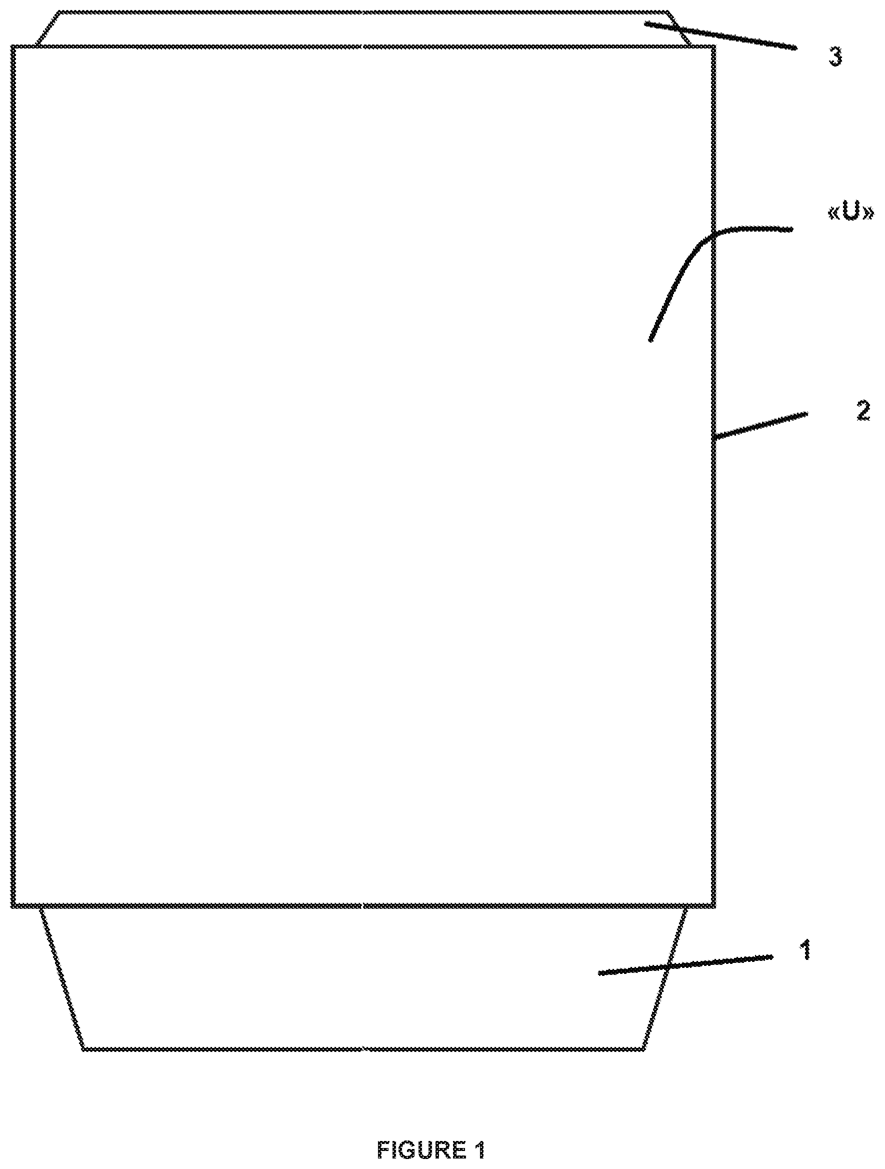 Patent US11779502 Figure 1 – Powdered composition, a pourable, water-containing, uncured biodegradable composition, a cured biodegradable article, preparation methods, and uses thereof