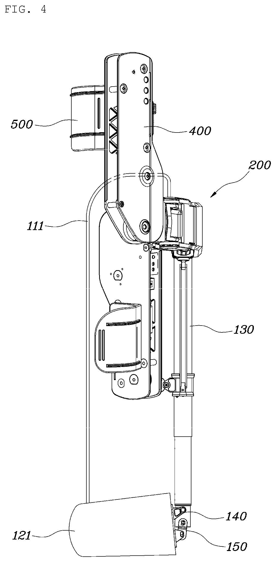 Patent US11779504 Figure 4 – Wearable apparatus for increasing muscular force