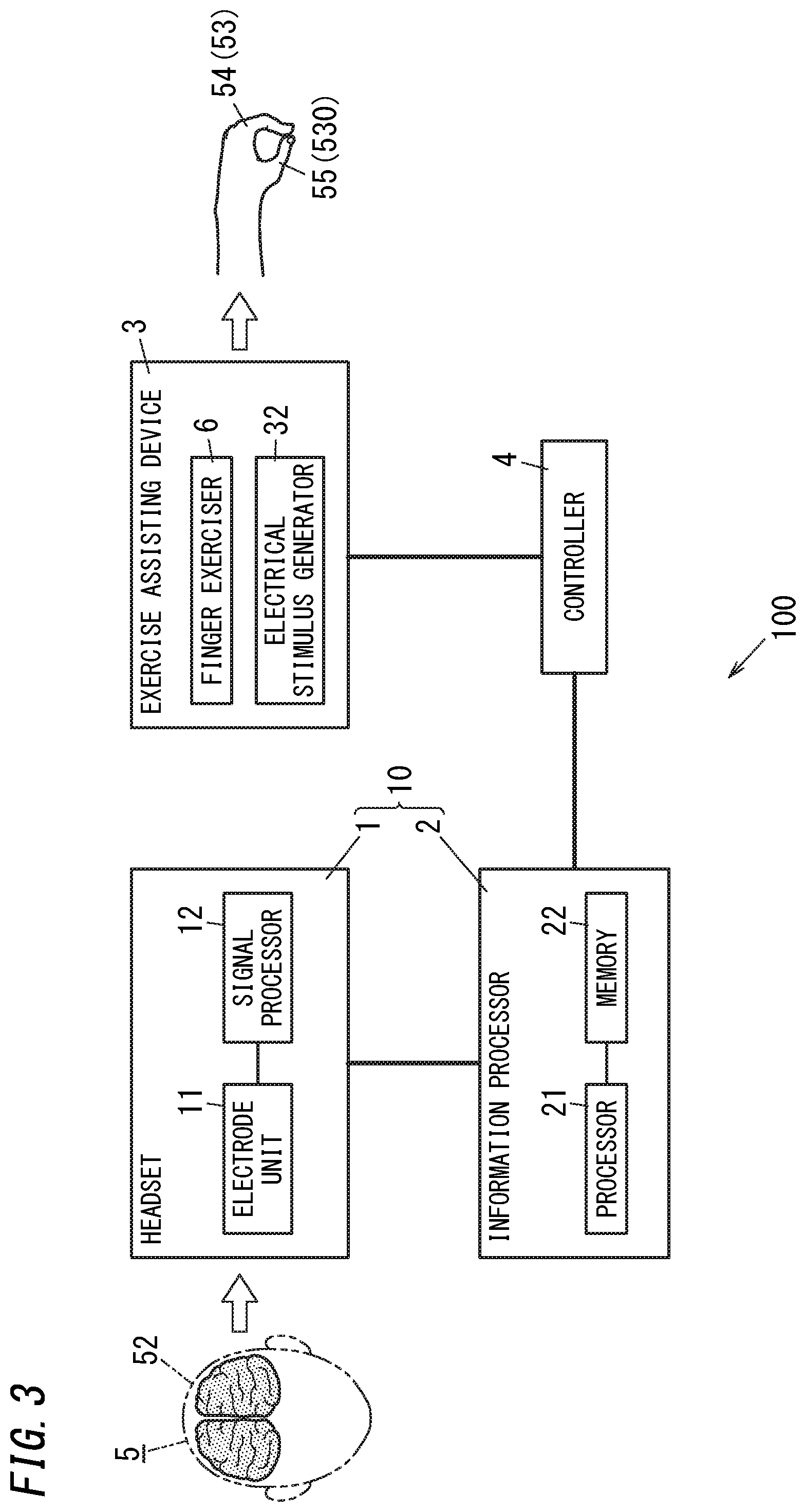 Patent US11779505 Figure 3 – Finger exerciser