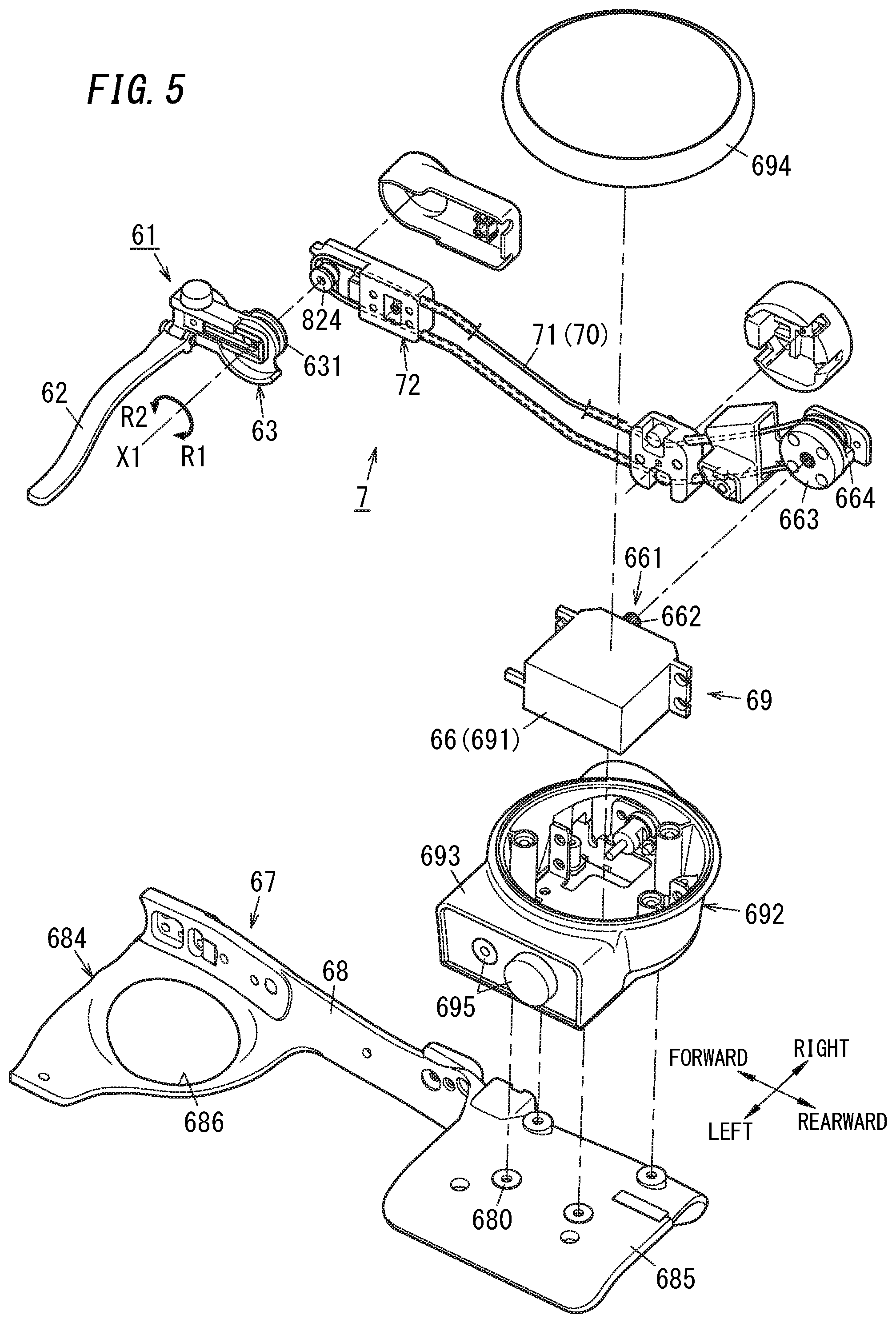 Patent US11779505 Figure 5 – Finger exerciser
