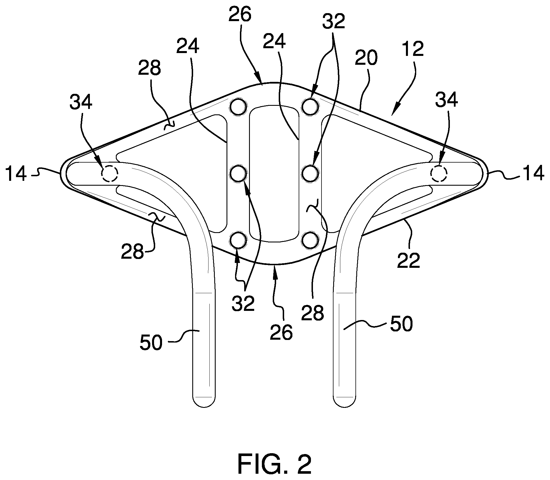 Patent US11779507 Figure 2 – Back massaging assembly
