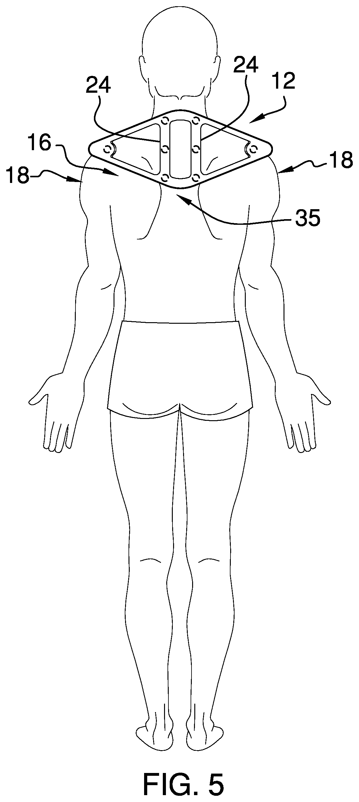 Patent US11779507 Figure 5 – Back massaging assembly