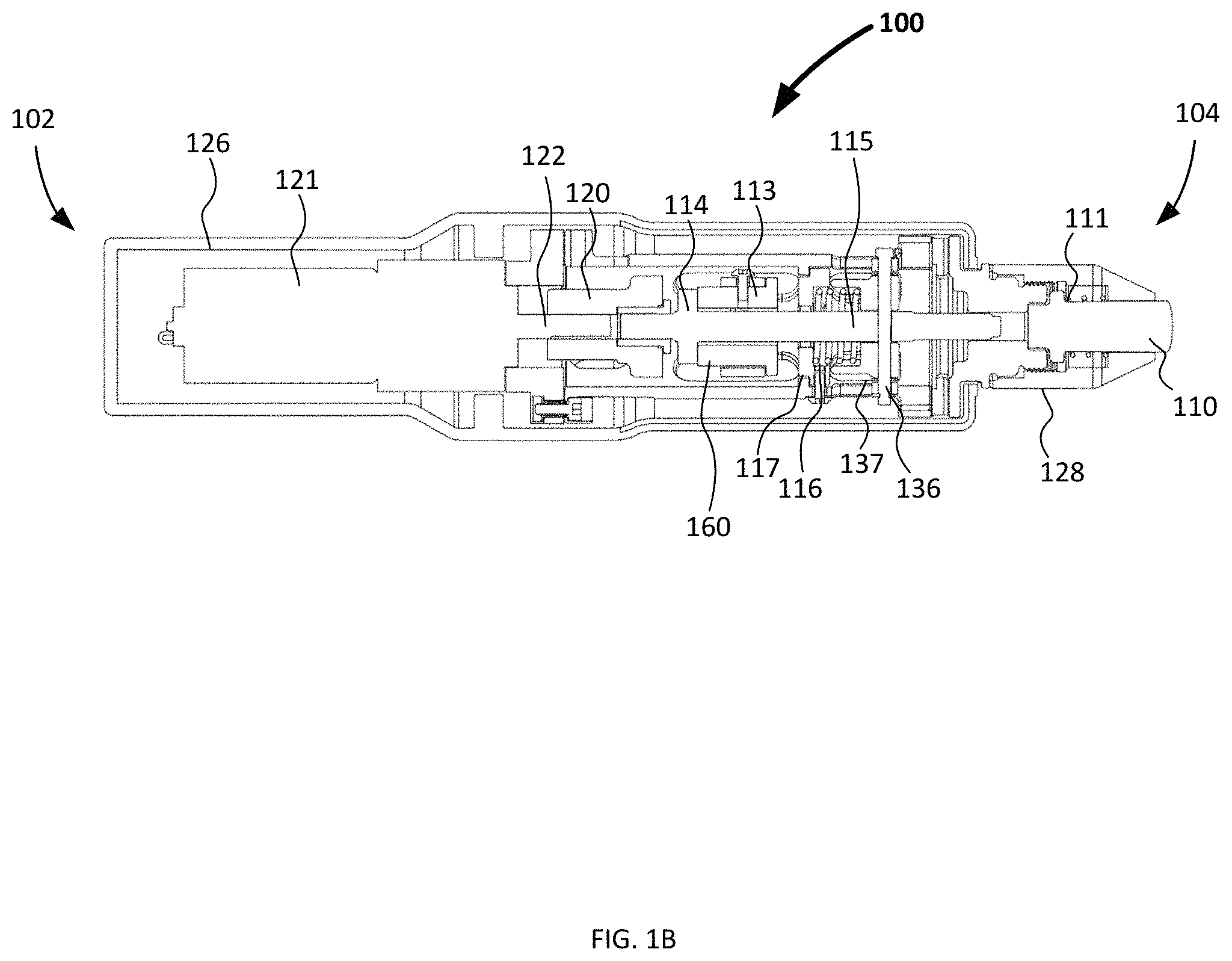 Patent US11779514 Figure 2 – Personal use extracorporeal low intensity acoustic or shock wave mechanical tip and methods of use