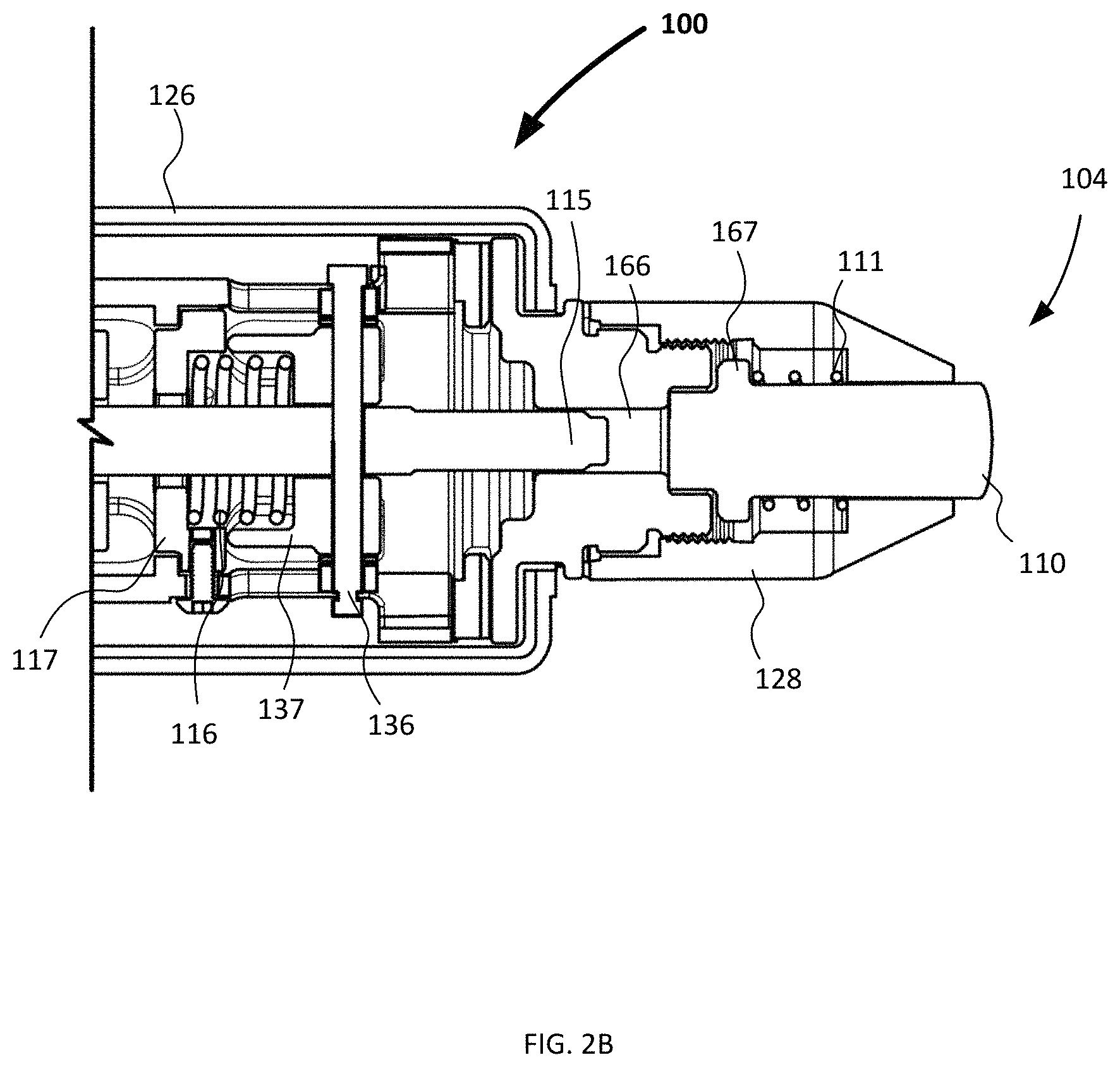 Patent US11779514 Figure 4 – Personal use extracorporeal low intensity acoustic or shock wave mechanical tip and methods of use
