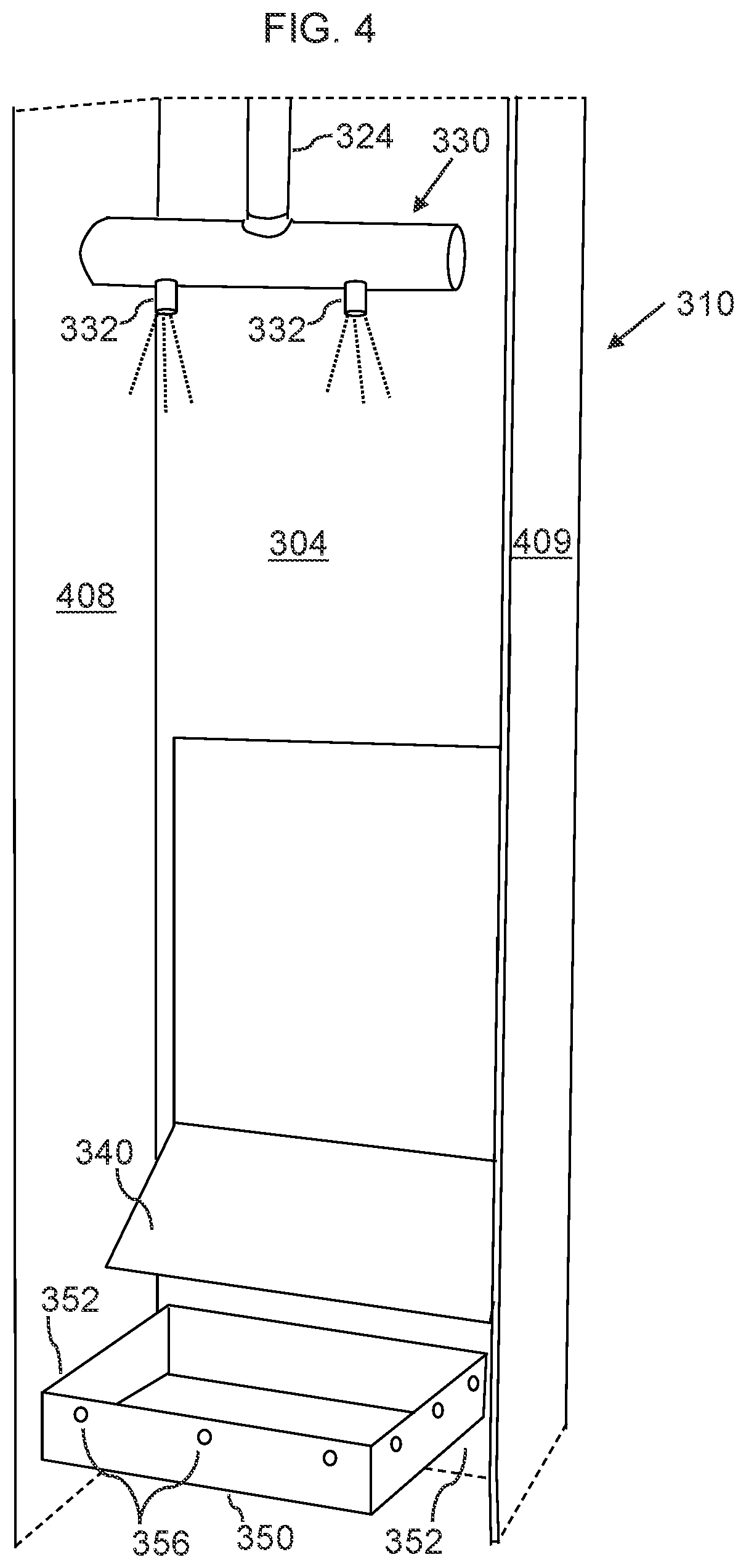 Patent US11779515 Figure 4 – Steam shower system and device