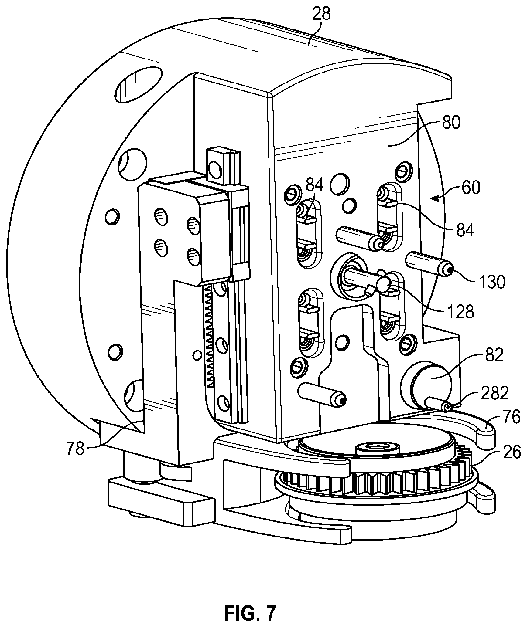 Patent US11779521 Figure 7 – Rotary valve pump for automatic drug compounder