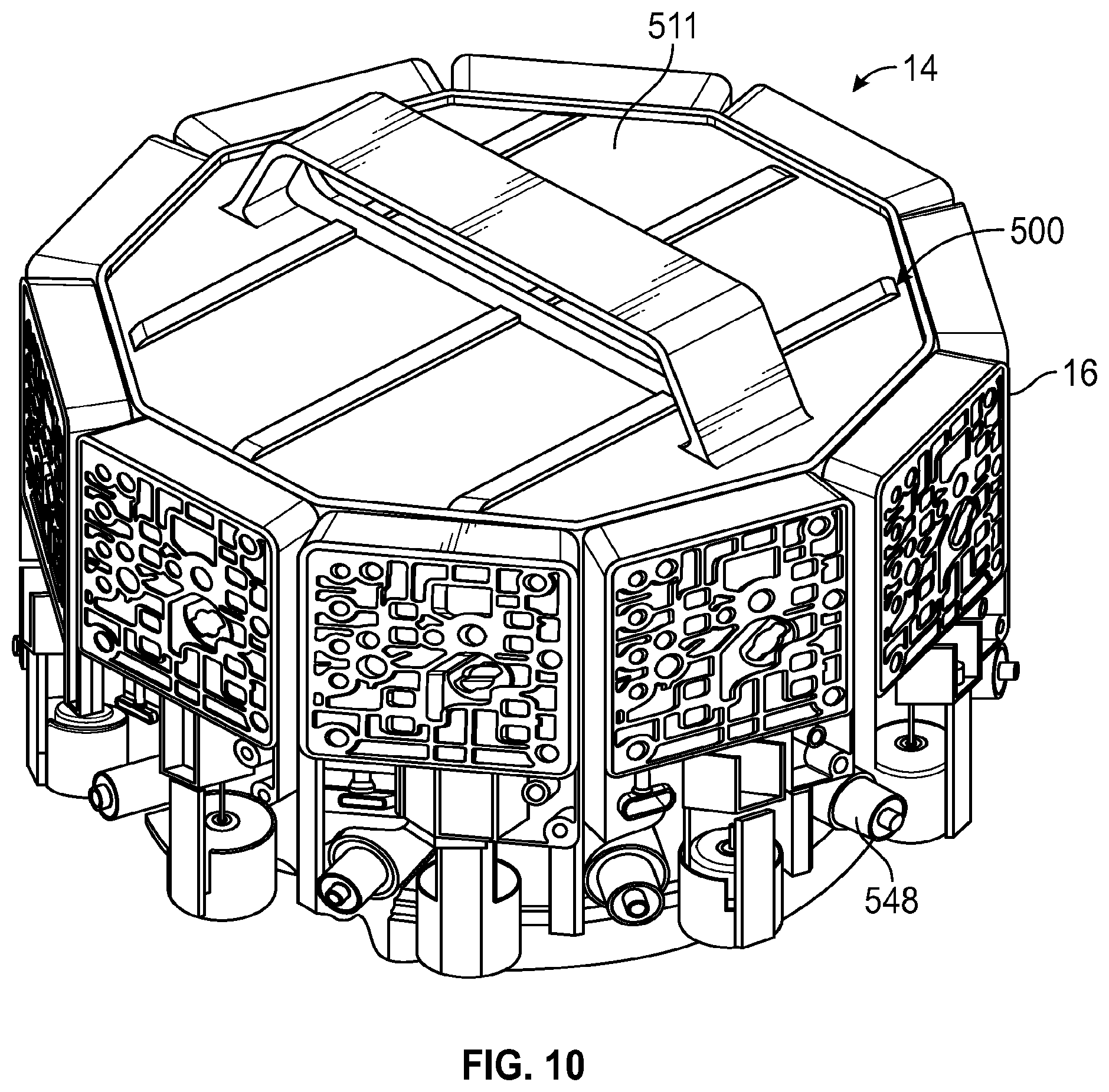 Patent US11779521 Figure 10 – Rotary valve pump for automatic drug compounder