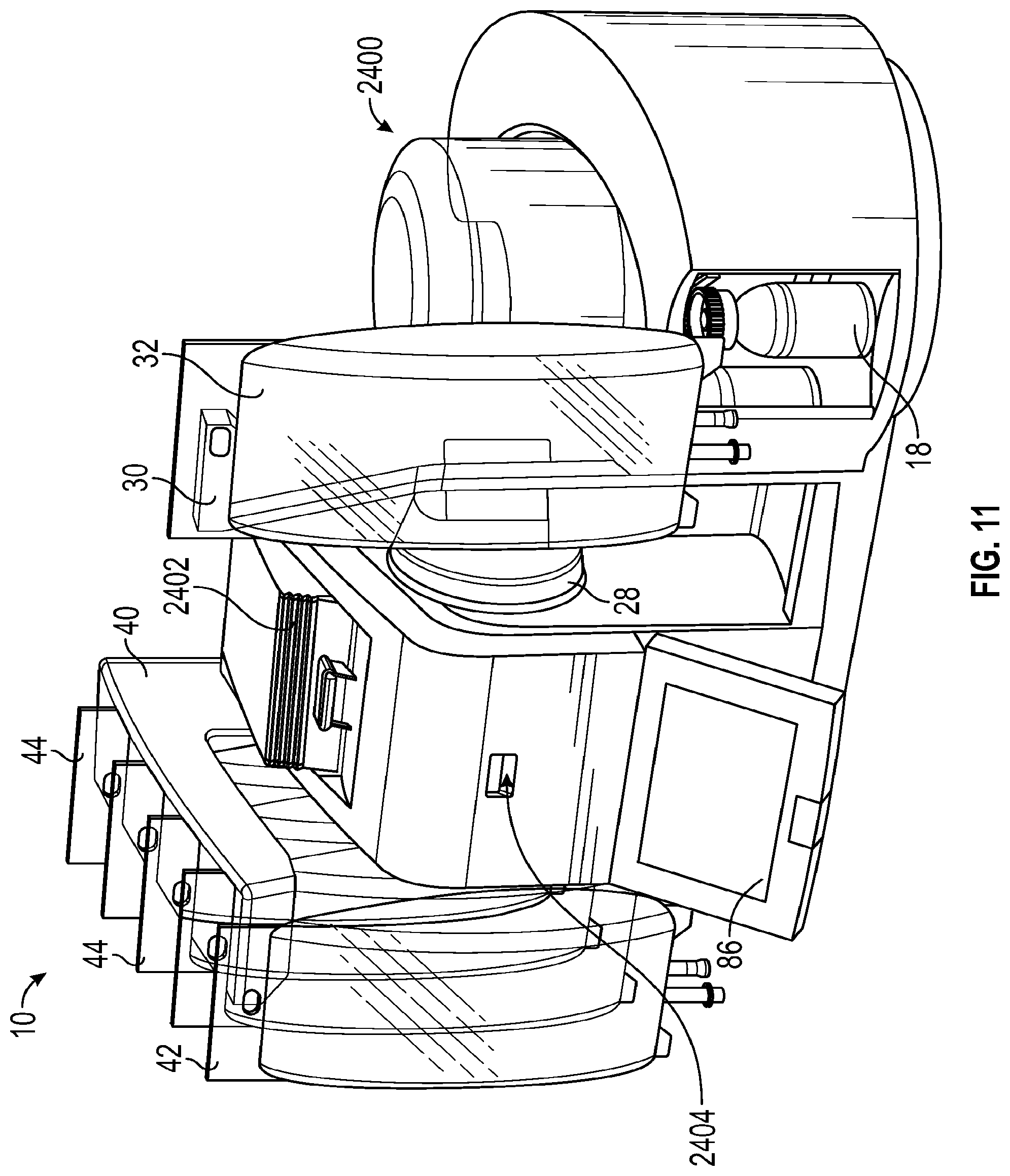 Patent US11779521 Figure 11 – Rotary valve pump for automatic drug compounder