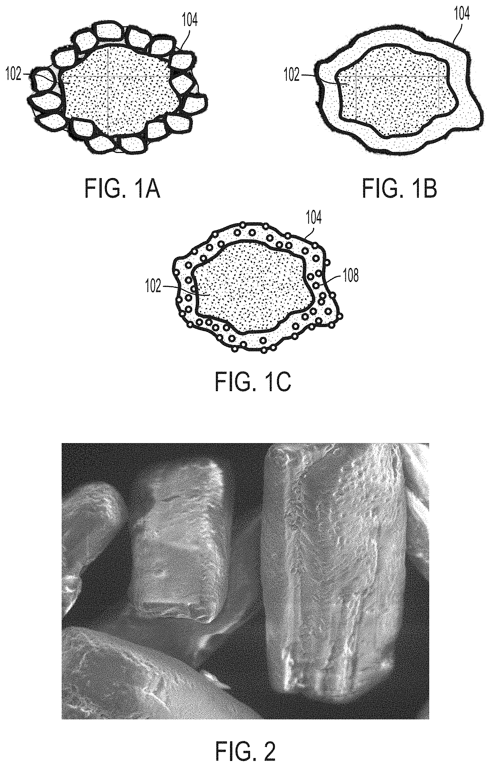 Patent US11779540 Figure 1 – Minimizing agglomeration of drug particle coating material during storage to stabilize disintegration times of pharmaceutical products