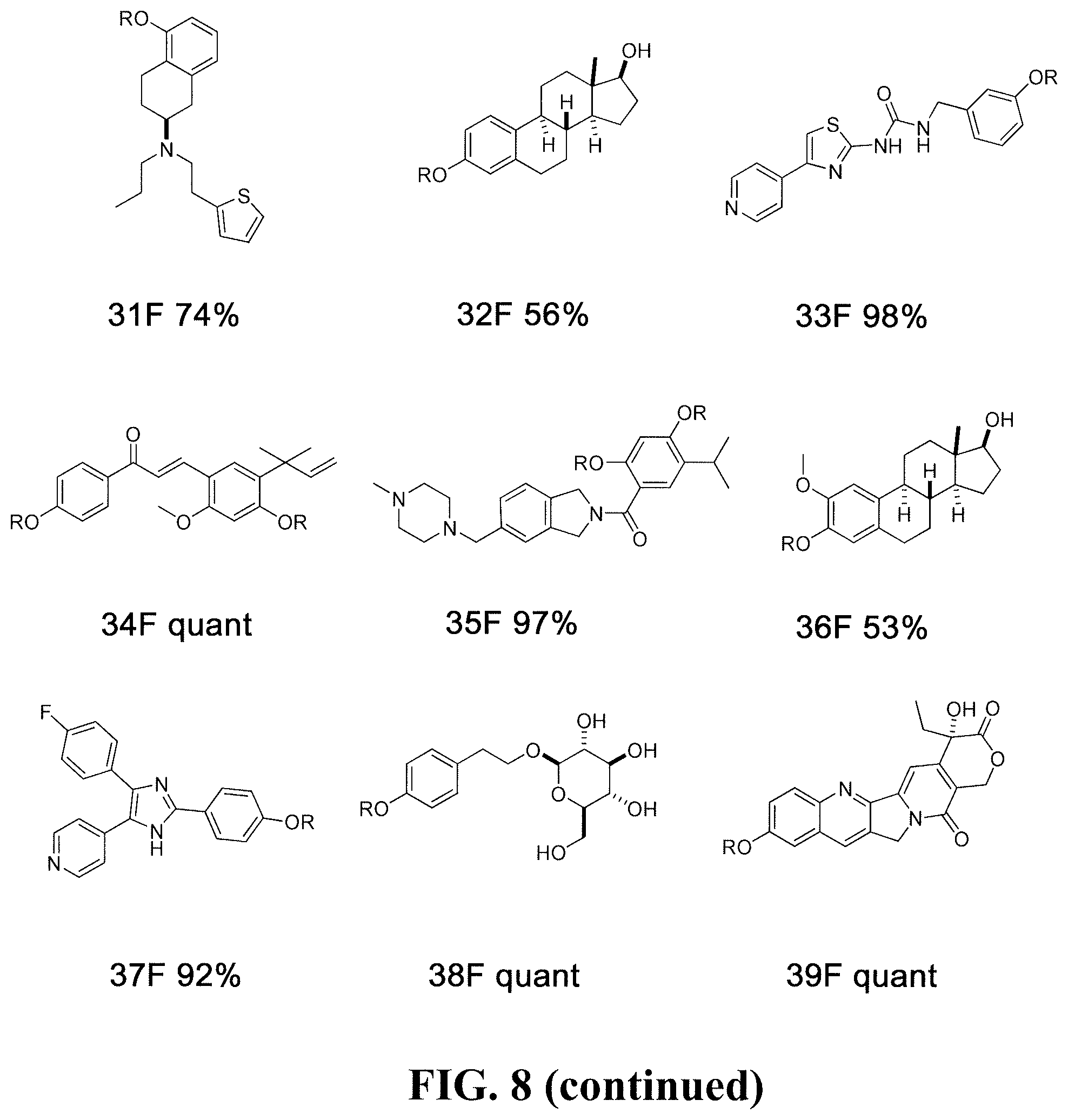 Patent US11779548 Figure 12 – Arylfluorosulfate compounds and methods