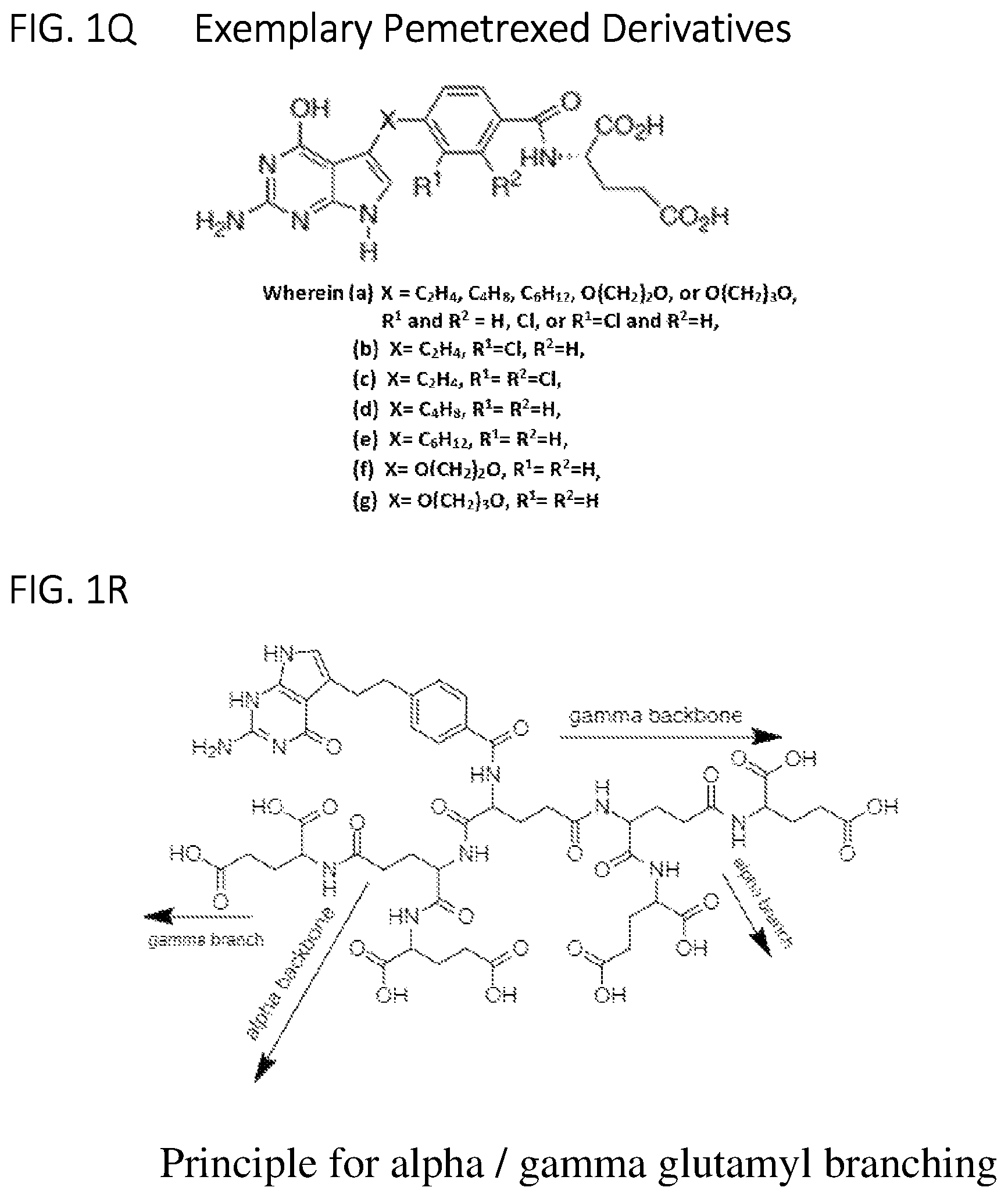 Patent US11779584 Figure 4 – Alpha polyglutamated pemetrexed and uses thereof
