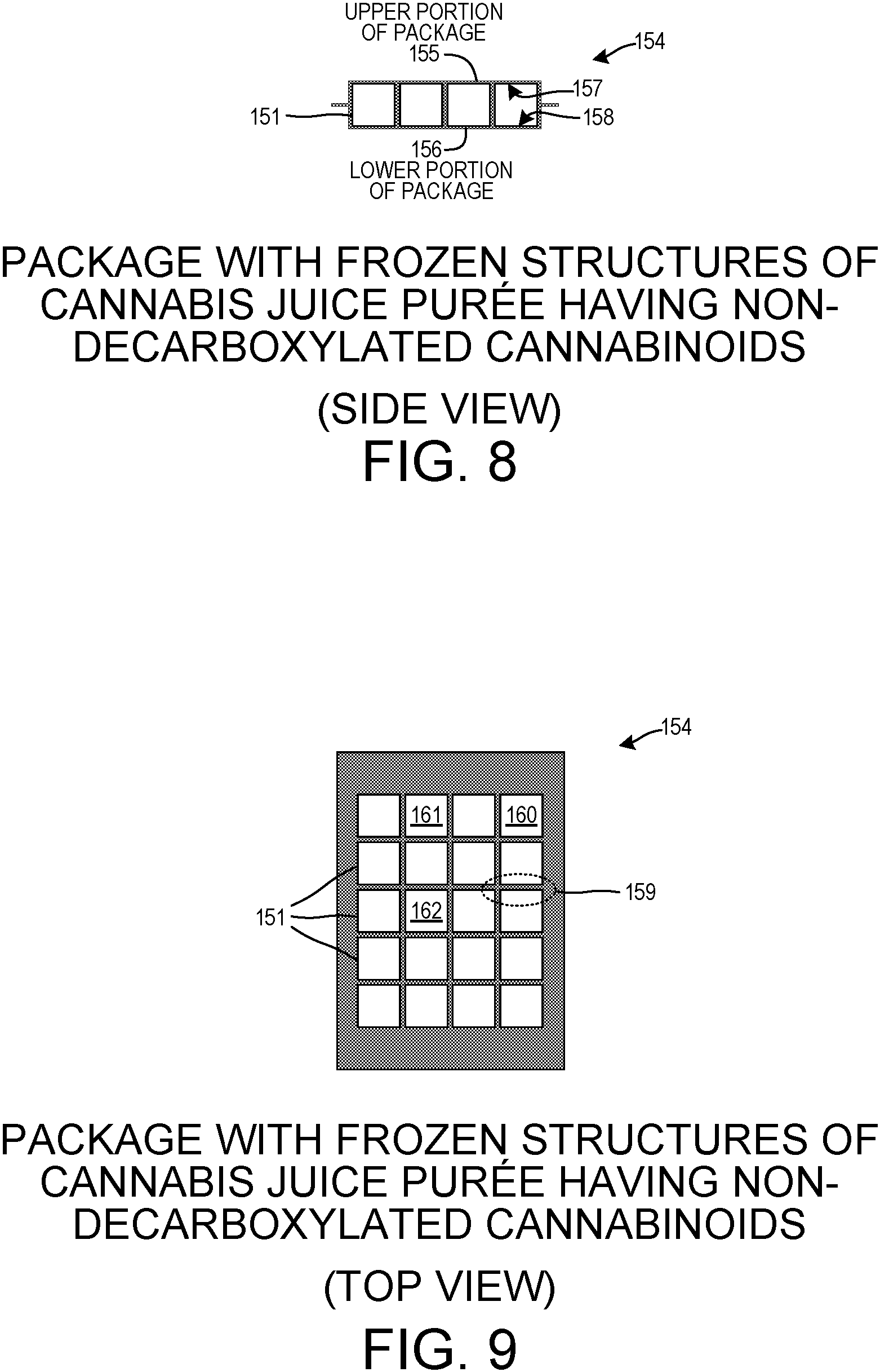 Patent US11779622 Figure 7 – Packaged raw cannabis powder