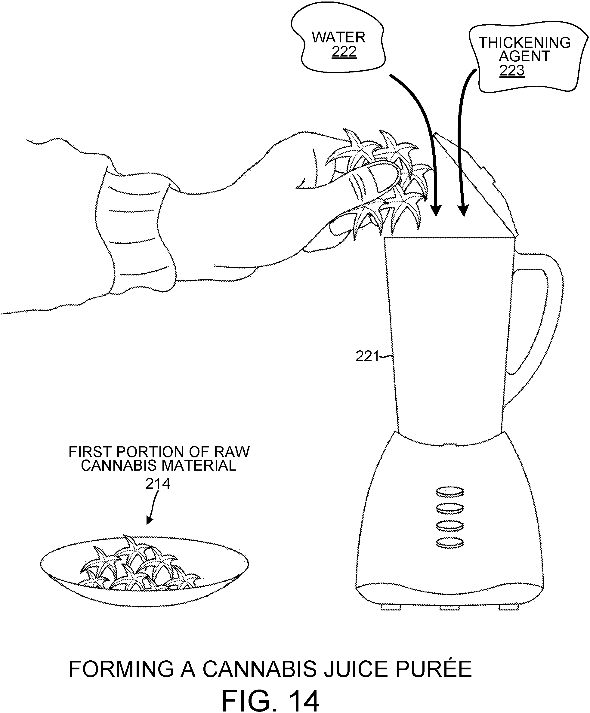 Patent US11779622 Figure 14 – Packaged raw cannabis powder