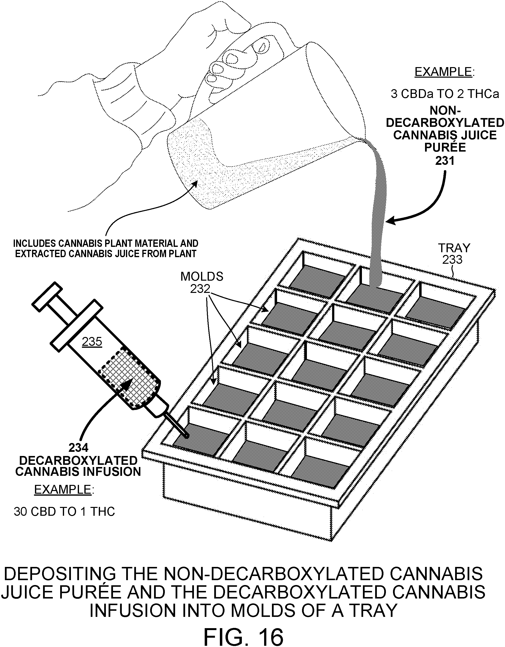 Patent US11779622 Figure 16 – Packaged raw cannabis powder