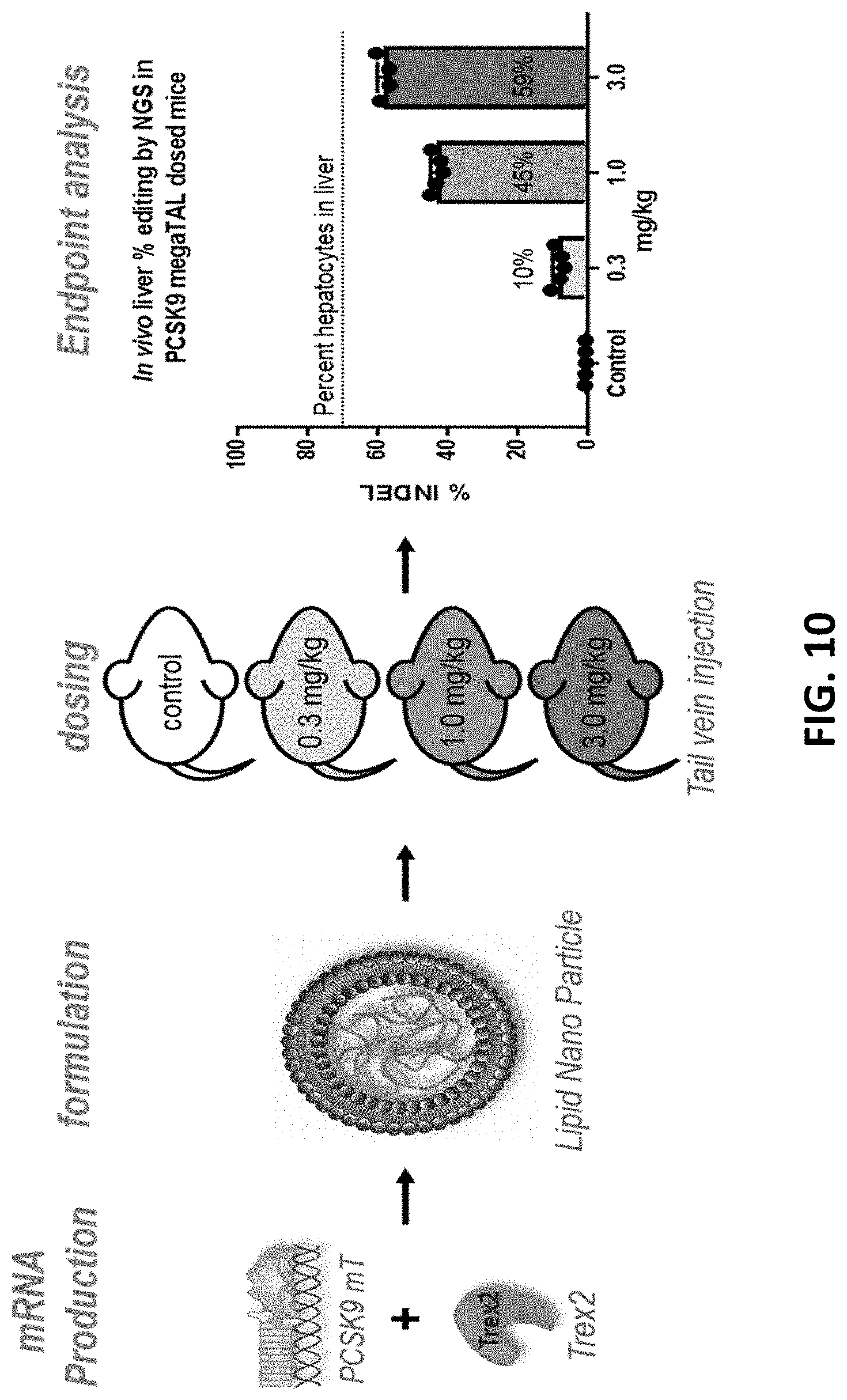 Patent US11779654 Figure 12 – PCSK9 endonuclease variants, compositions, and methods of use
