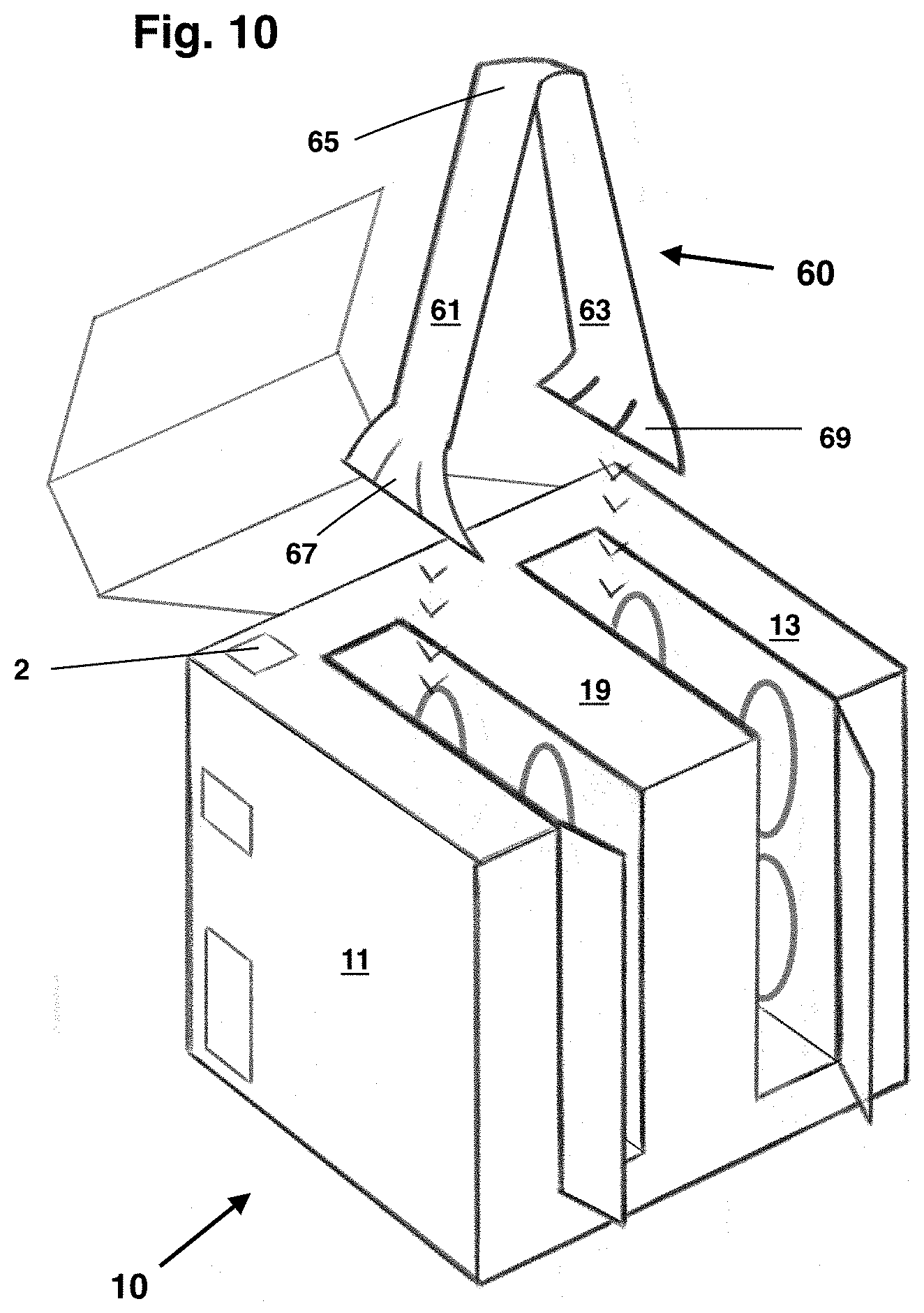 Patent US11779667 Figure 10 – Ultraviolet led light sanitizer and devices sanitized thereby