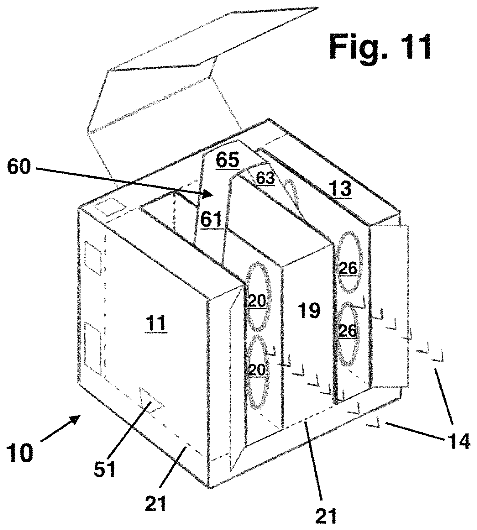 Patent US11779667 Figure 11 – Ultraviolet led light sanitizer and devices sanitized thereby