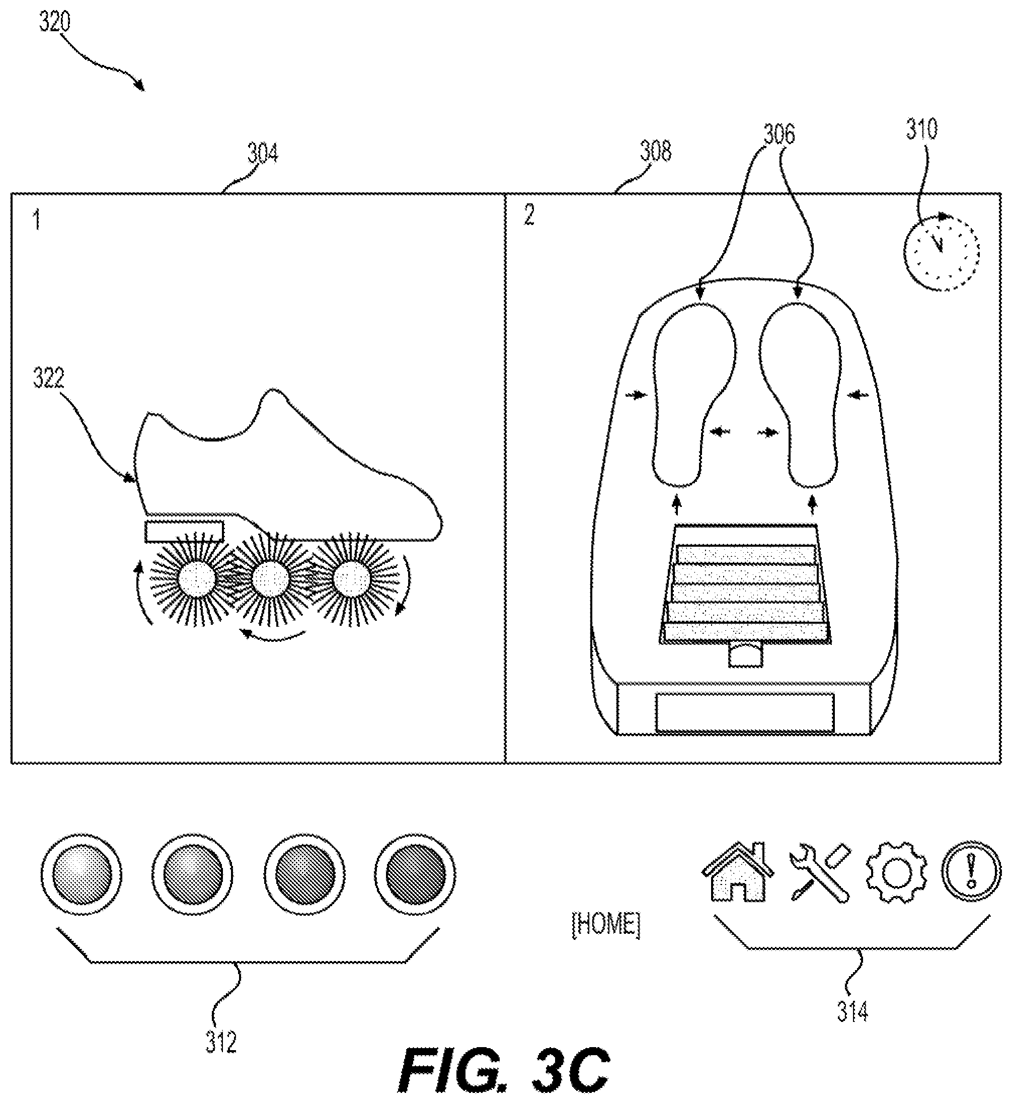 Patent US11779670 Figure 5 – Ultraviolet sanitizer with individually-controlled UV emission interface cells