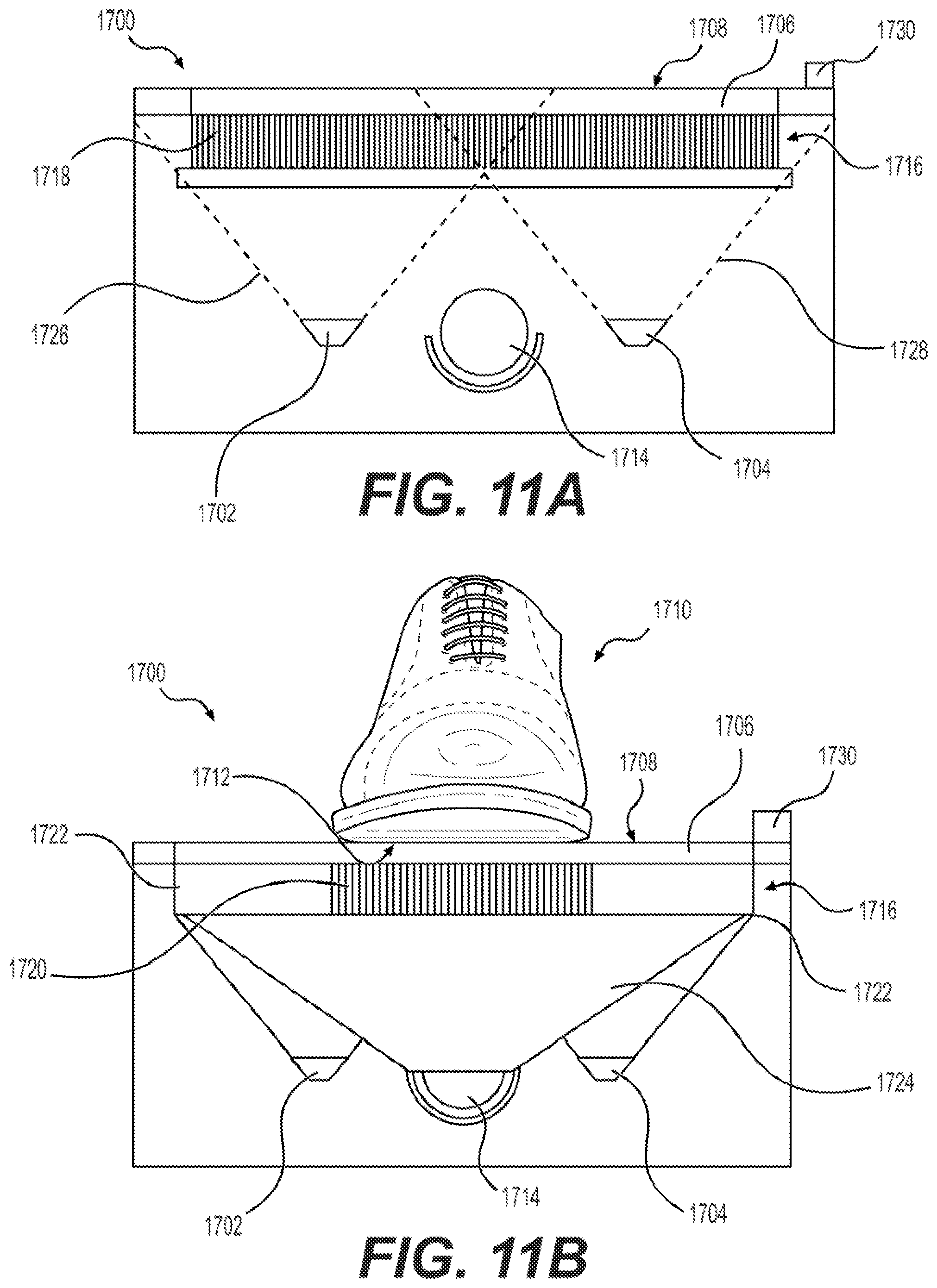 Patent US11779670 Figure 20 – Ultraviolet sanitizer with individually-controlled UV emission interface cells