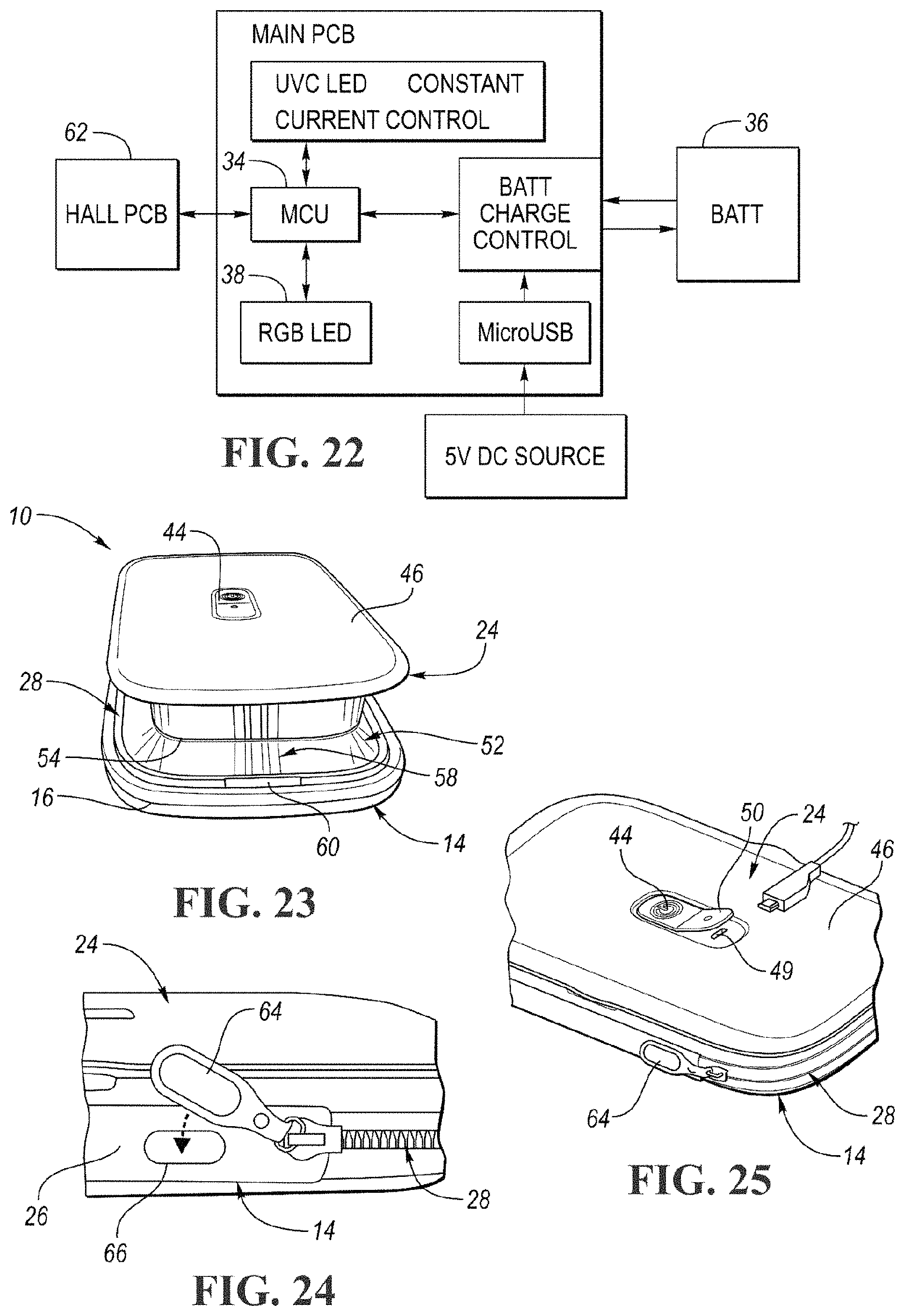 Patent US11779671 Figure 9 – UV sanitizing apparatus