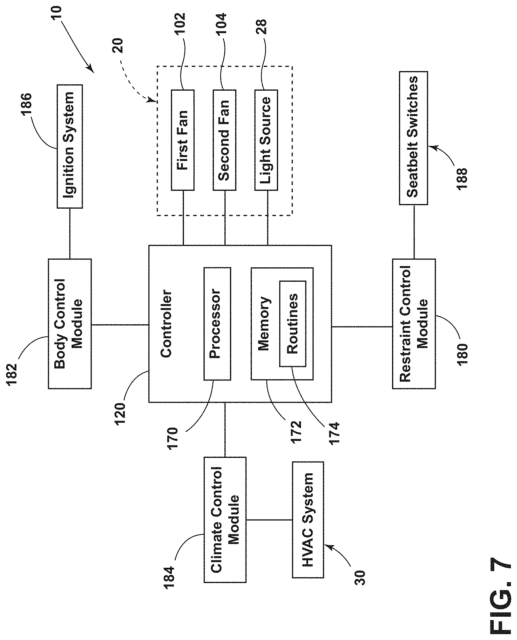 Patent US11779674 Figure 6 – Vehicle air filtration system