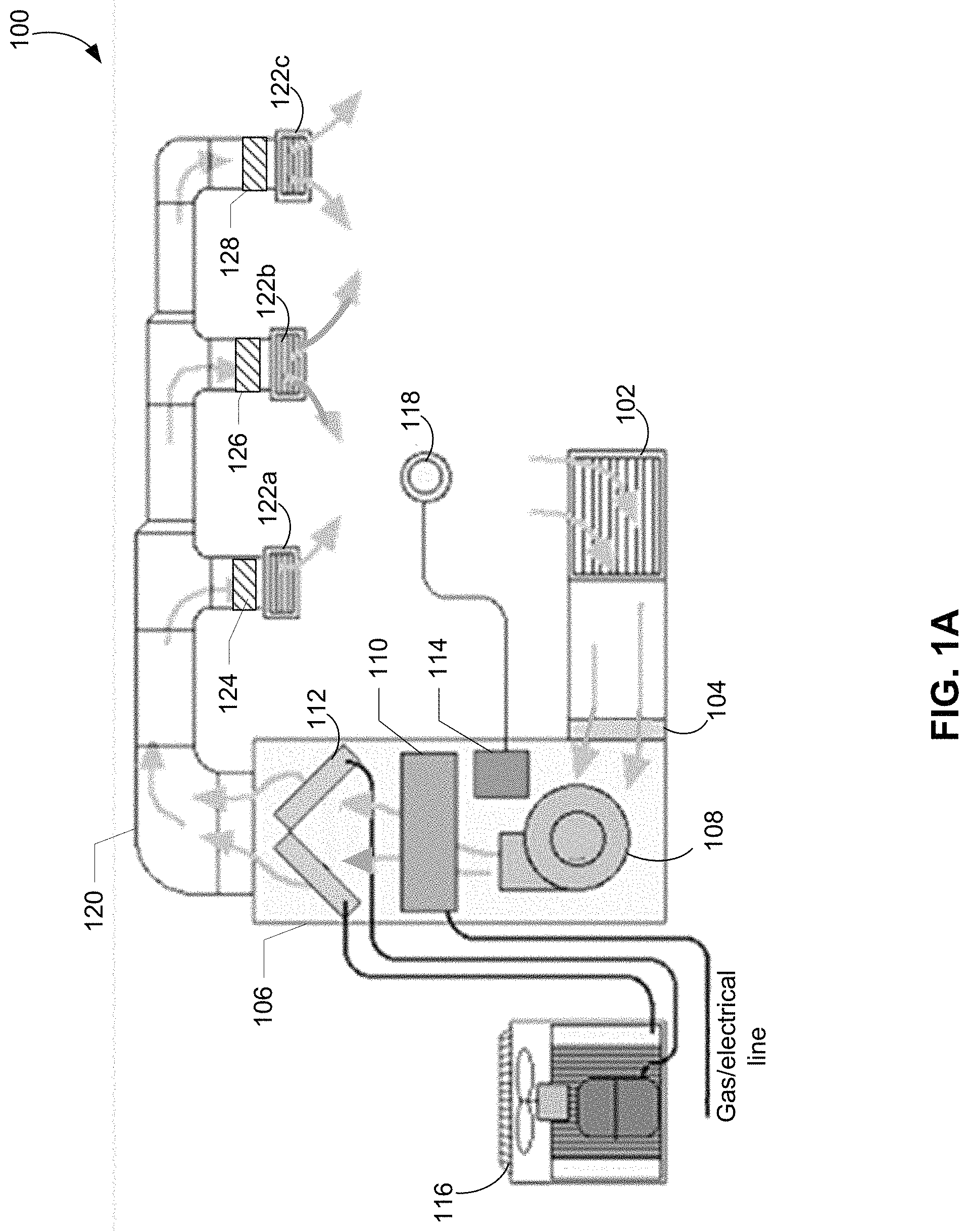 Patent US11779675 Figure 1 – Air sterilization insert for heating, ventilation, and air conditioning (HVAC) systems