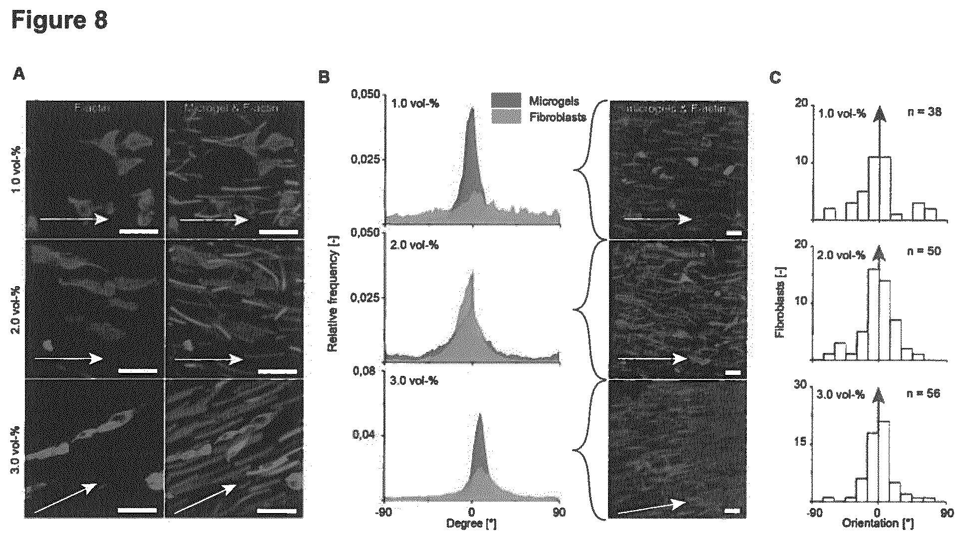 Patent US11779681 Figure 8 – Macroscopically alignable, injectable, soft hydrogel composition