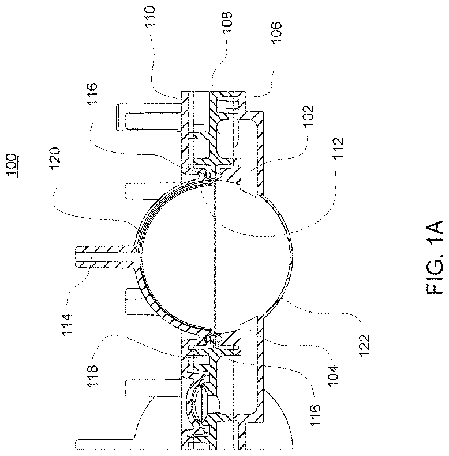 Patent US11779691 Figure 1 – Pumping cassette