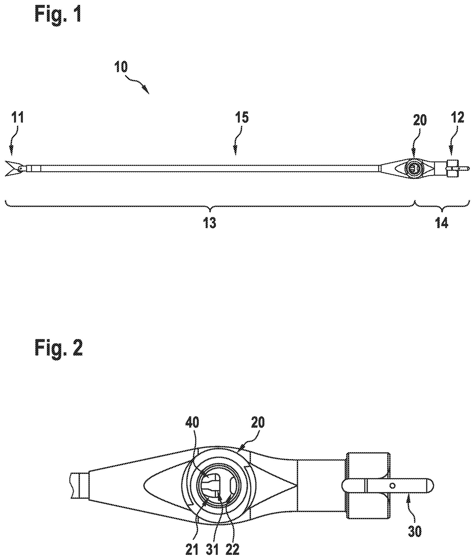 Patent US11779695 Figure 1 – Instrument used in surgery and irrigating of the instrument