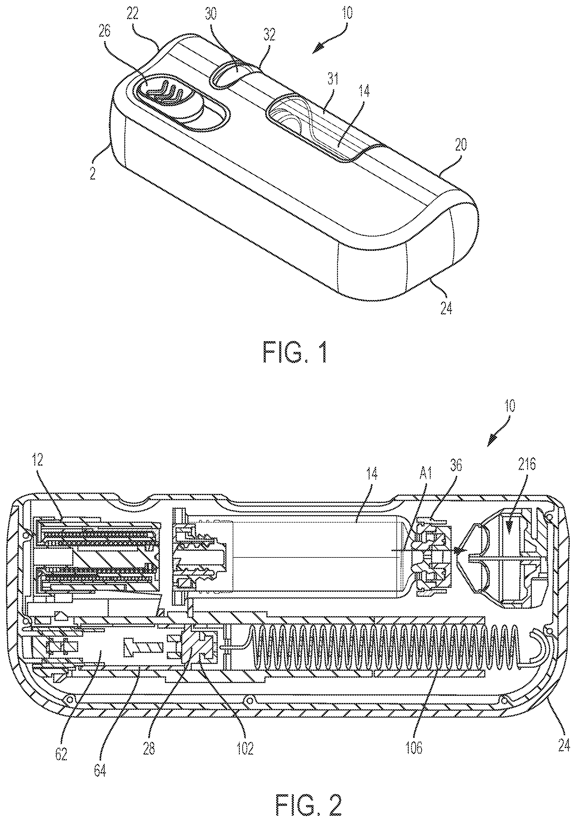 Patent US11779701 Figure 1 – Tube crimping arrangement for drug delivery device