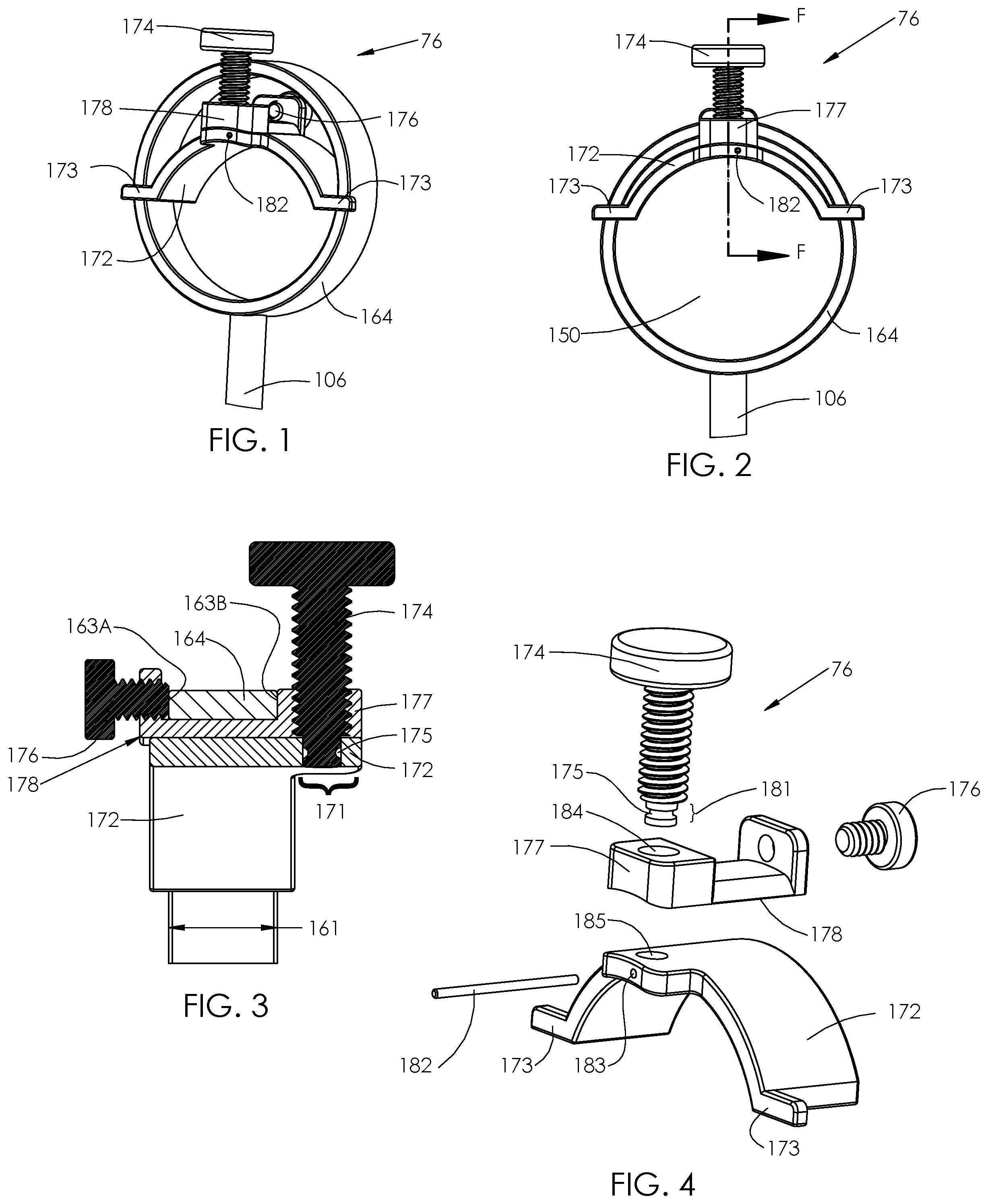 Patent US11779707 Figure 1 – Syringe plunger finger ring structures