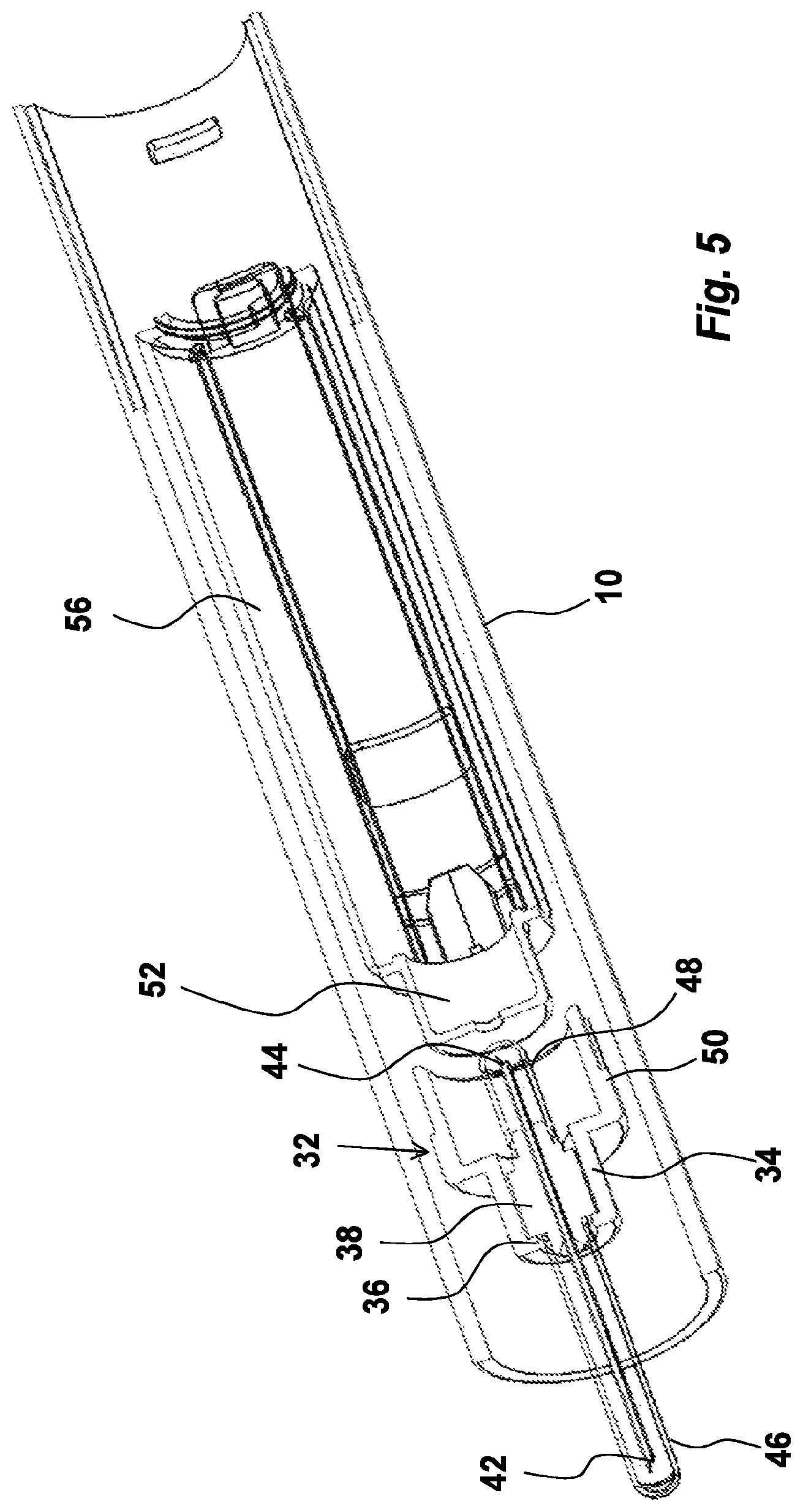 Patent US11779710 Figure 5 – Medicament delivery device
