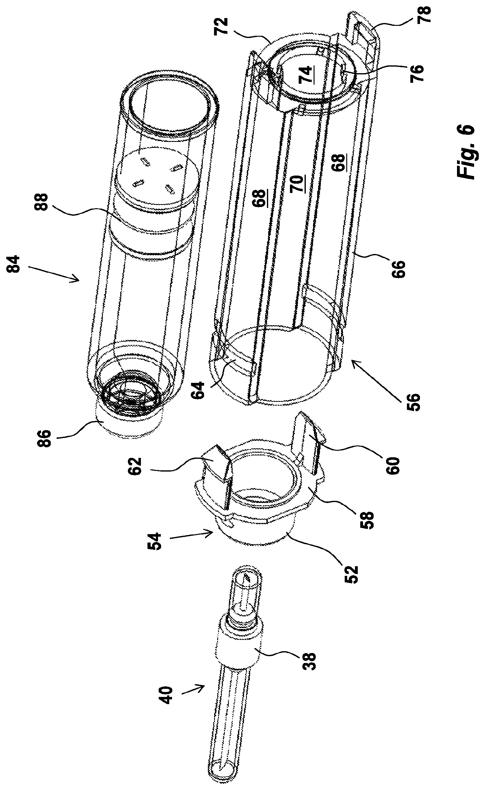 Patent US11779710 Figure 6 – Medicament delivery device