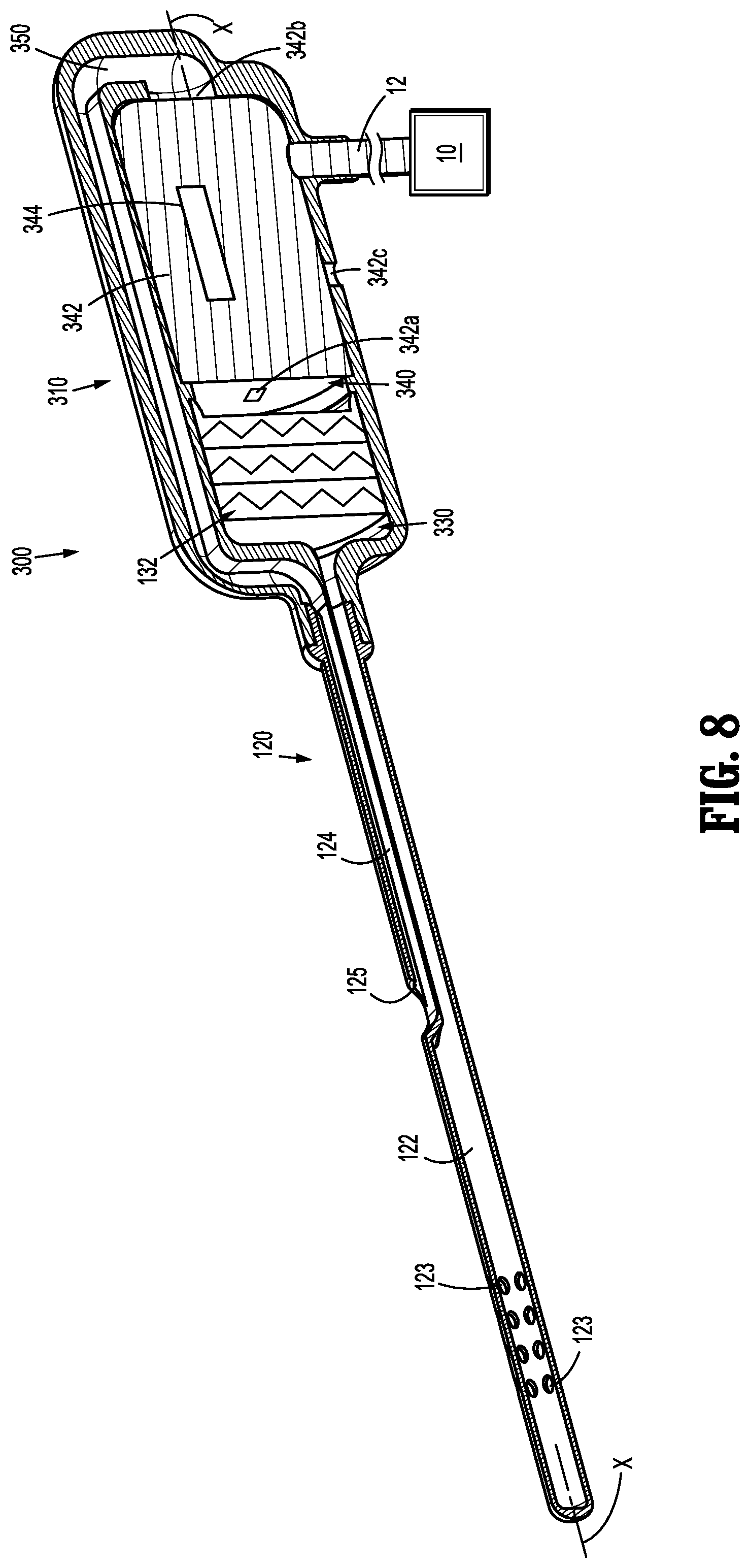 Patent US11779713 Figure 8 – Air purifier for laparoscopic surgery