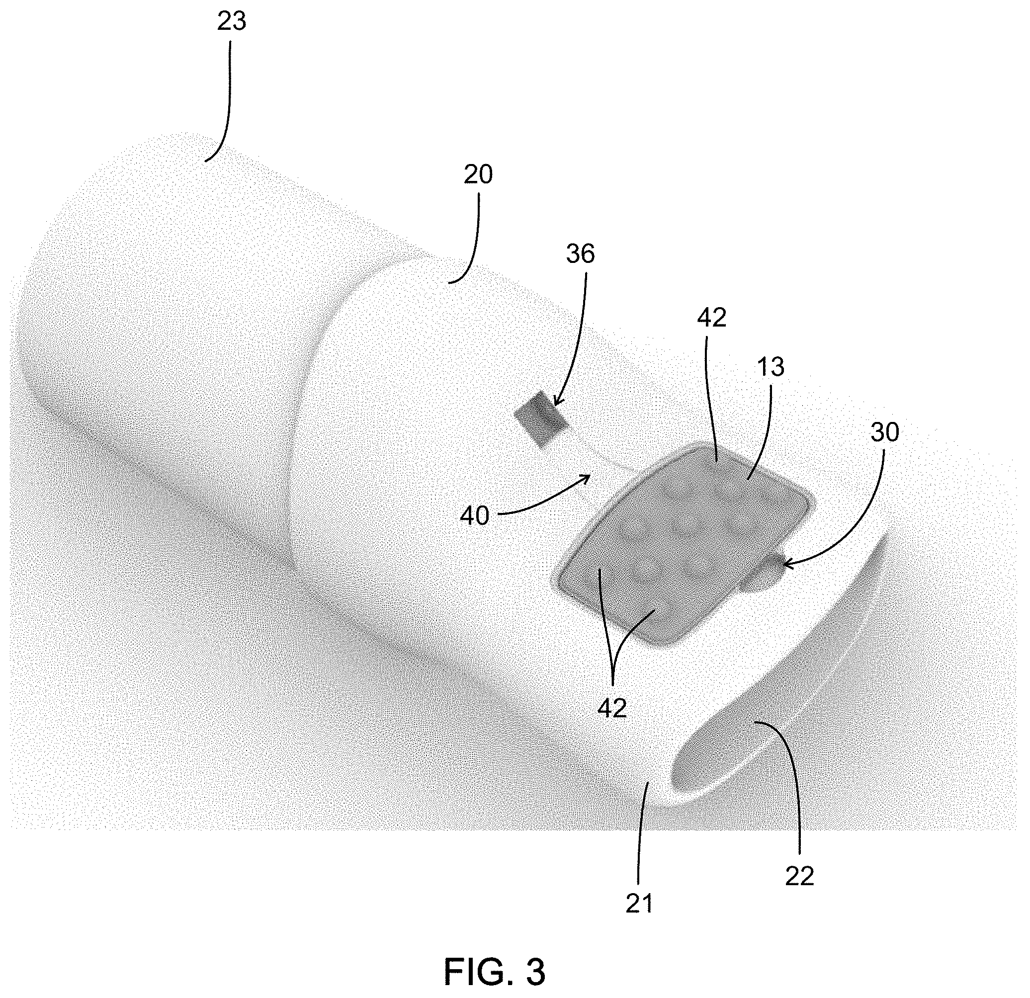 Patent US11779714 Figure 3 – Pediatric respiratory therapy inhaler apparatus