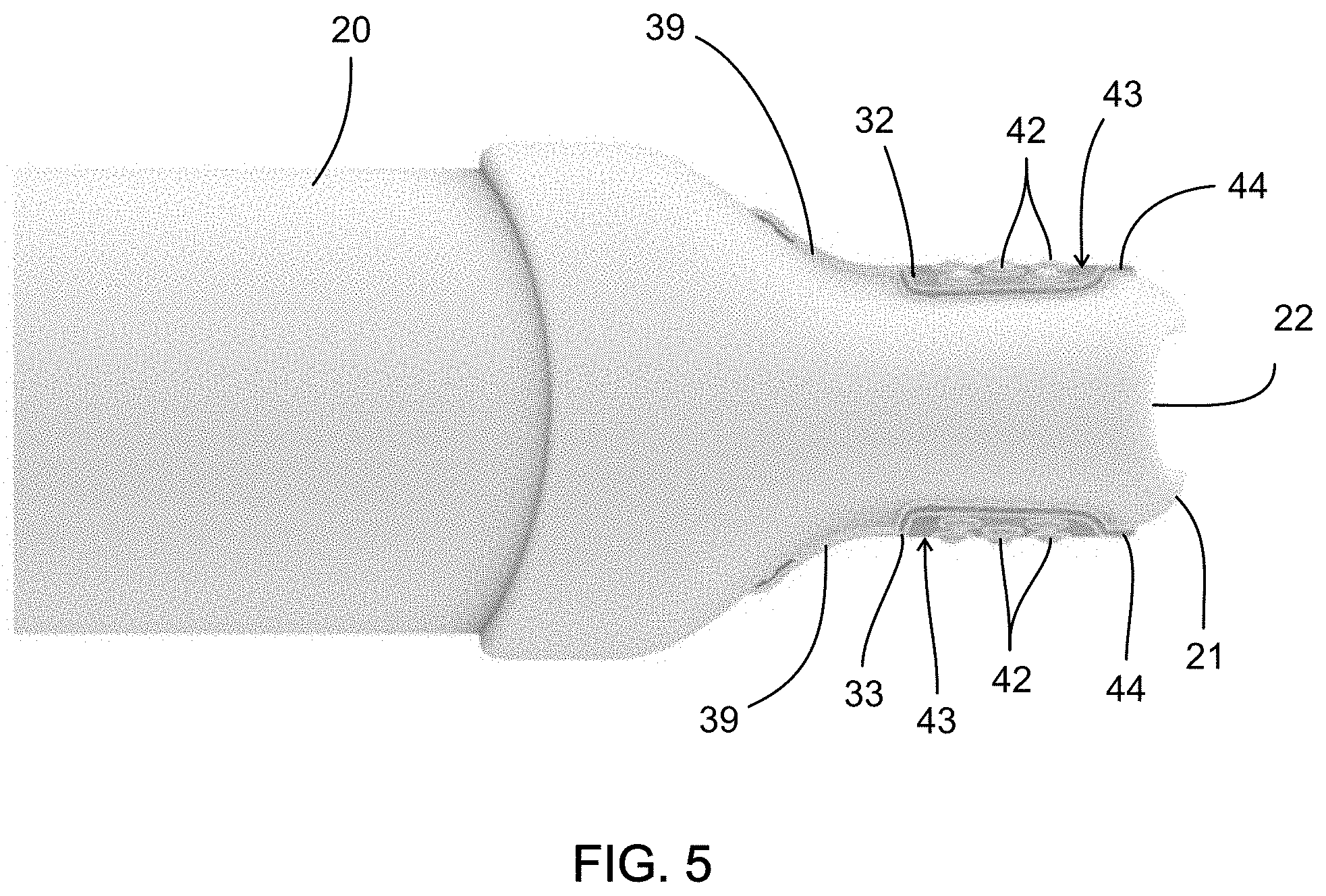 Patent US11779714 Figure 5 – Pediatric respiratory therapy inhaler apparatus