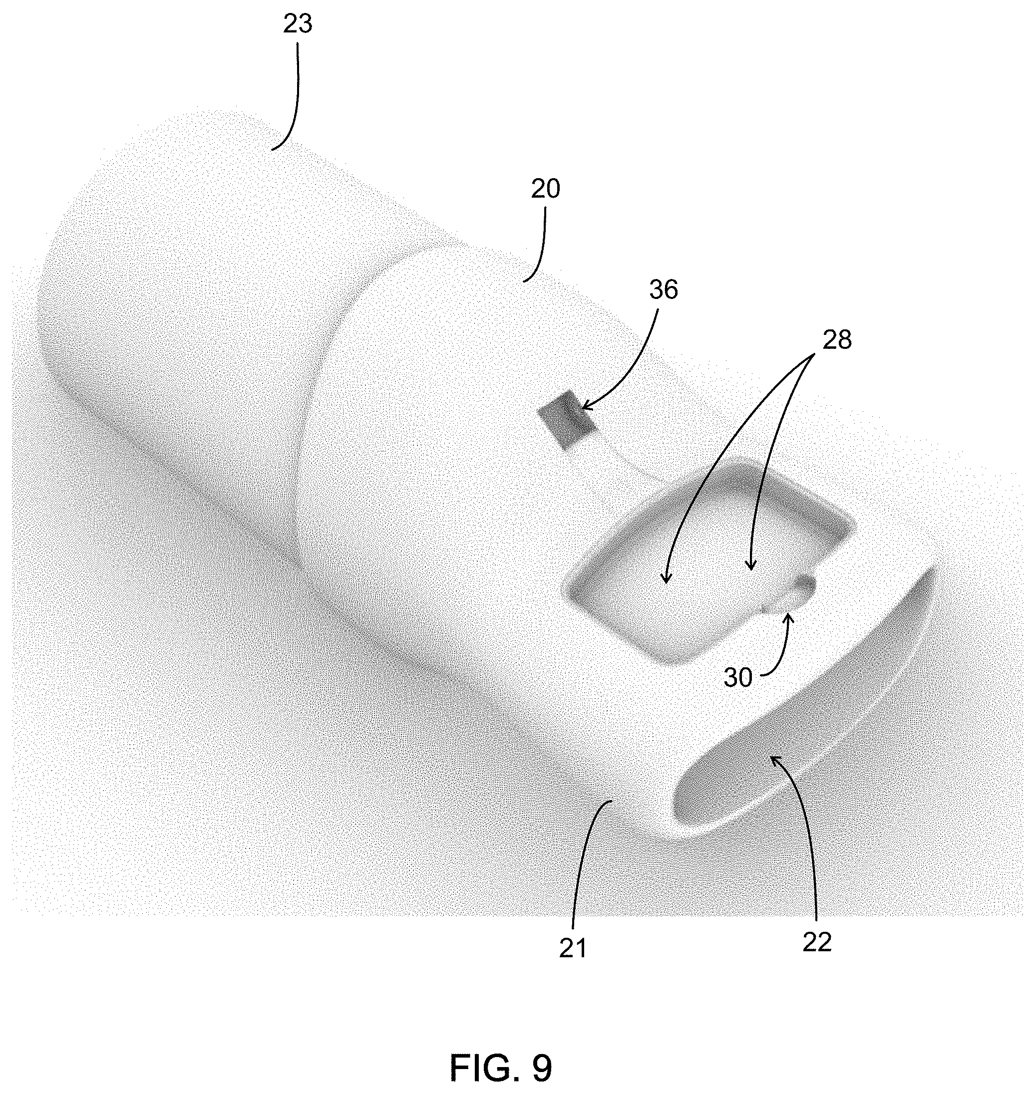 Patent US11779714 Figure 9 – Pediatric respiratory therapy inhaler apparatus